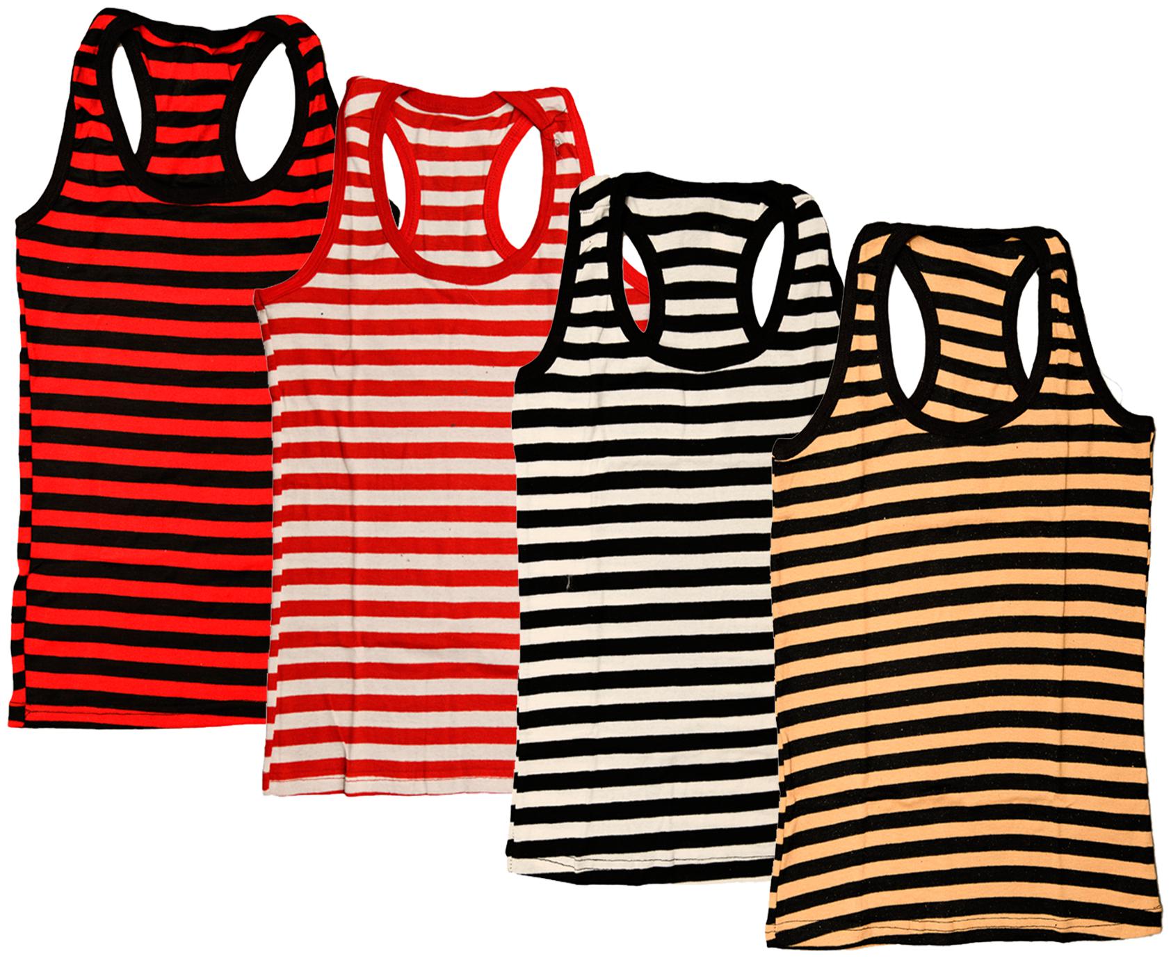 

Kavya Women Multi Regular fit U neck Cotton Tank top