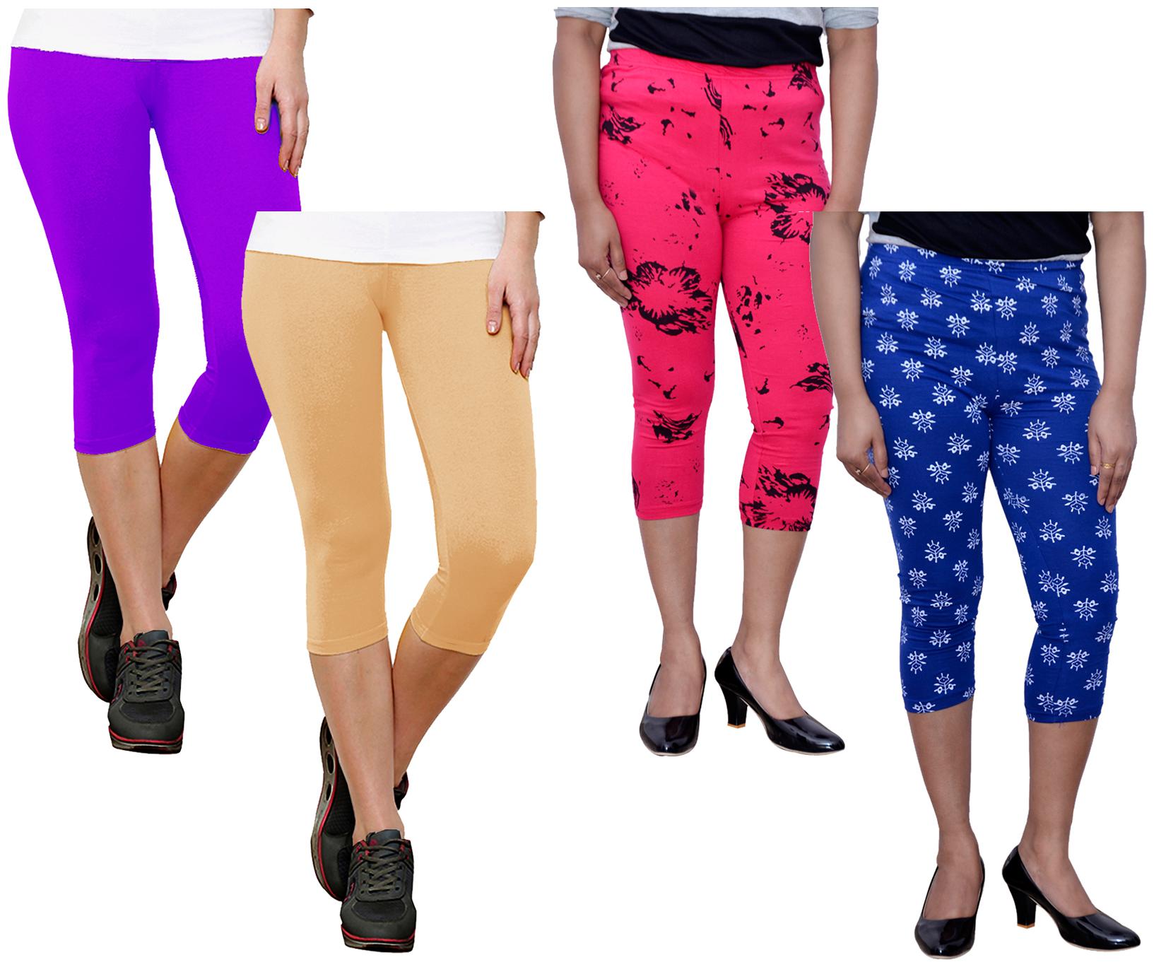 

Kavya Women Printed Regular capri - Multi