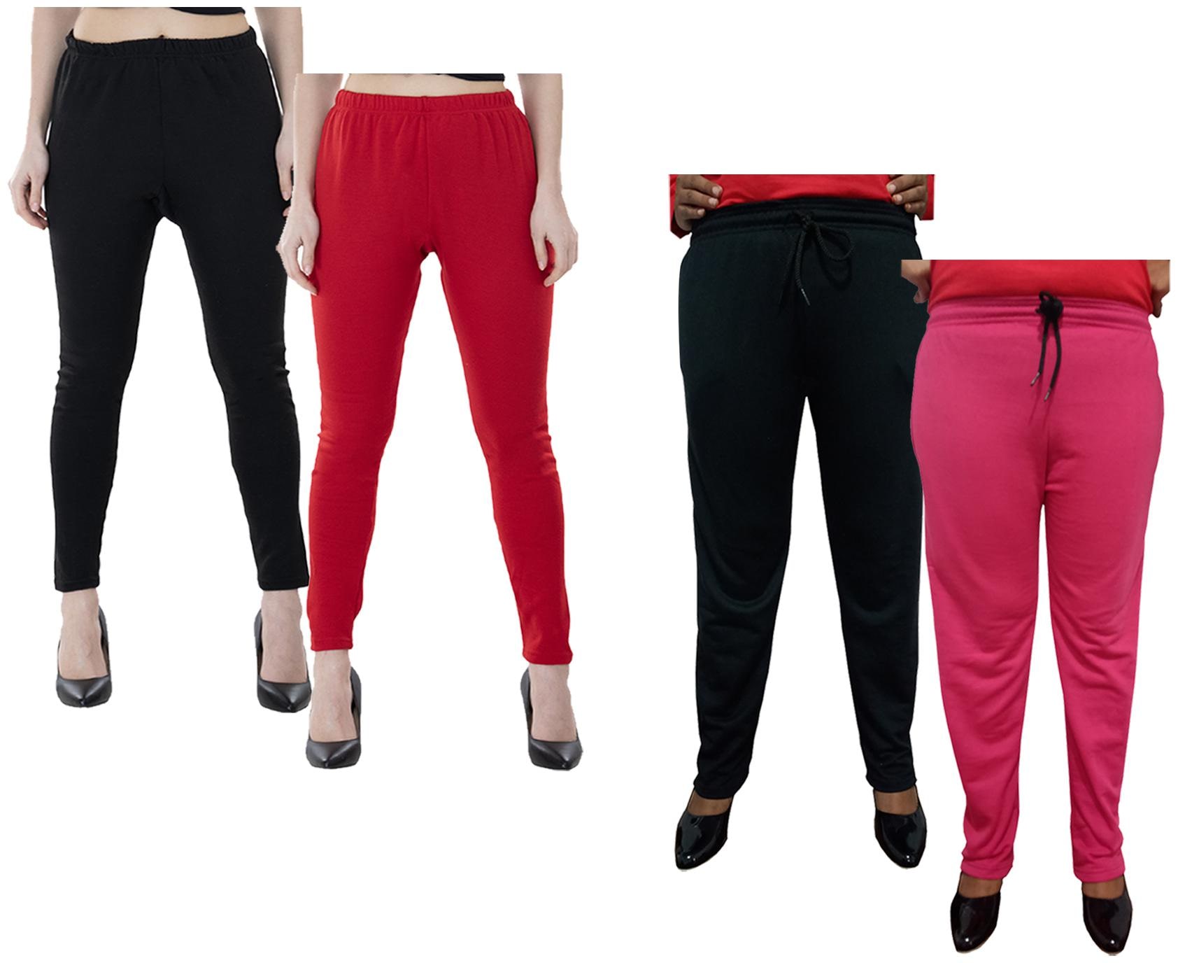 

Kavya Women Regular fit Fleece Solid Track pants - Multi