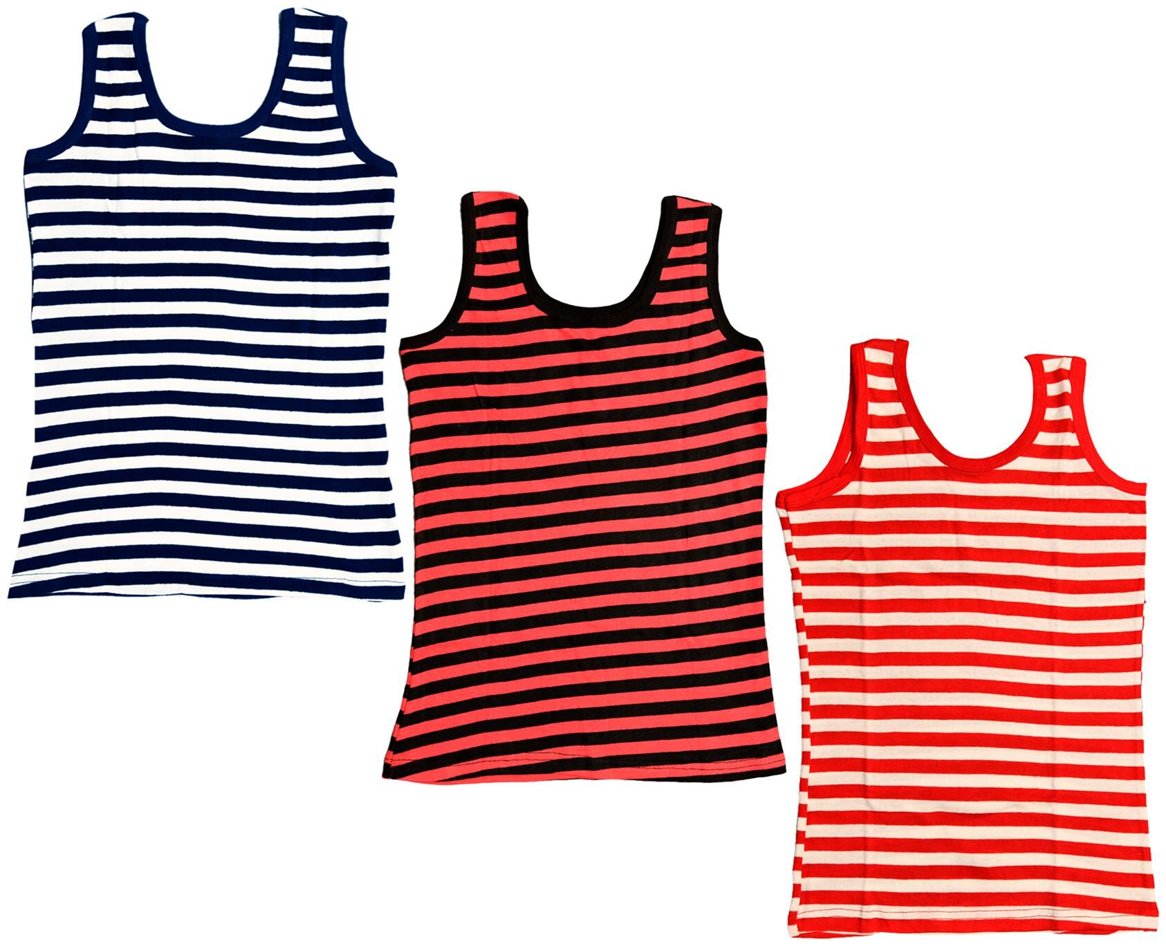 

Kavya Women Multi Regular fit U neck Cotton Tank top