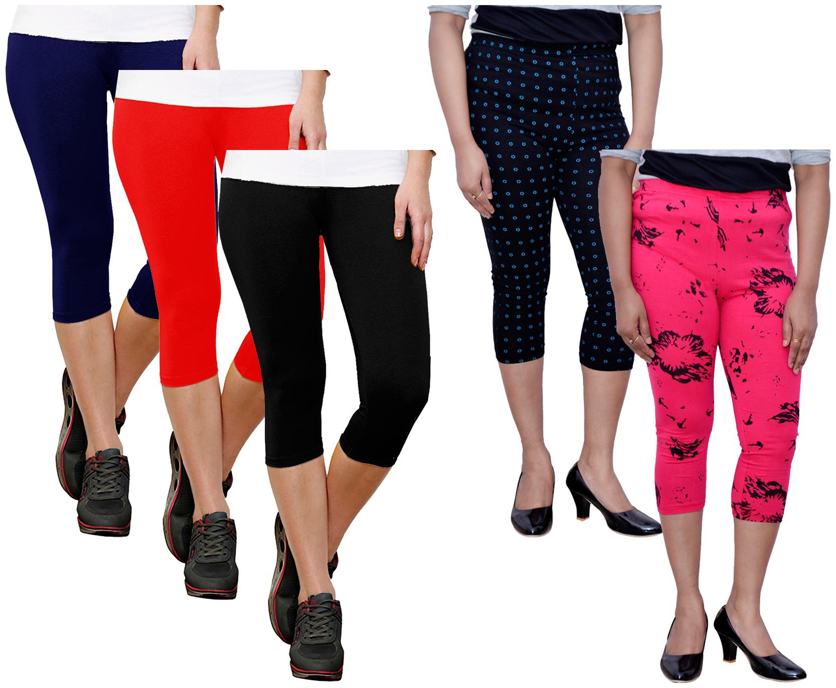 

Kavya Women Printed Regular capri - Multi