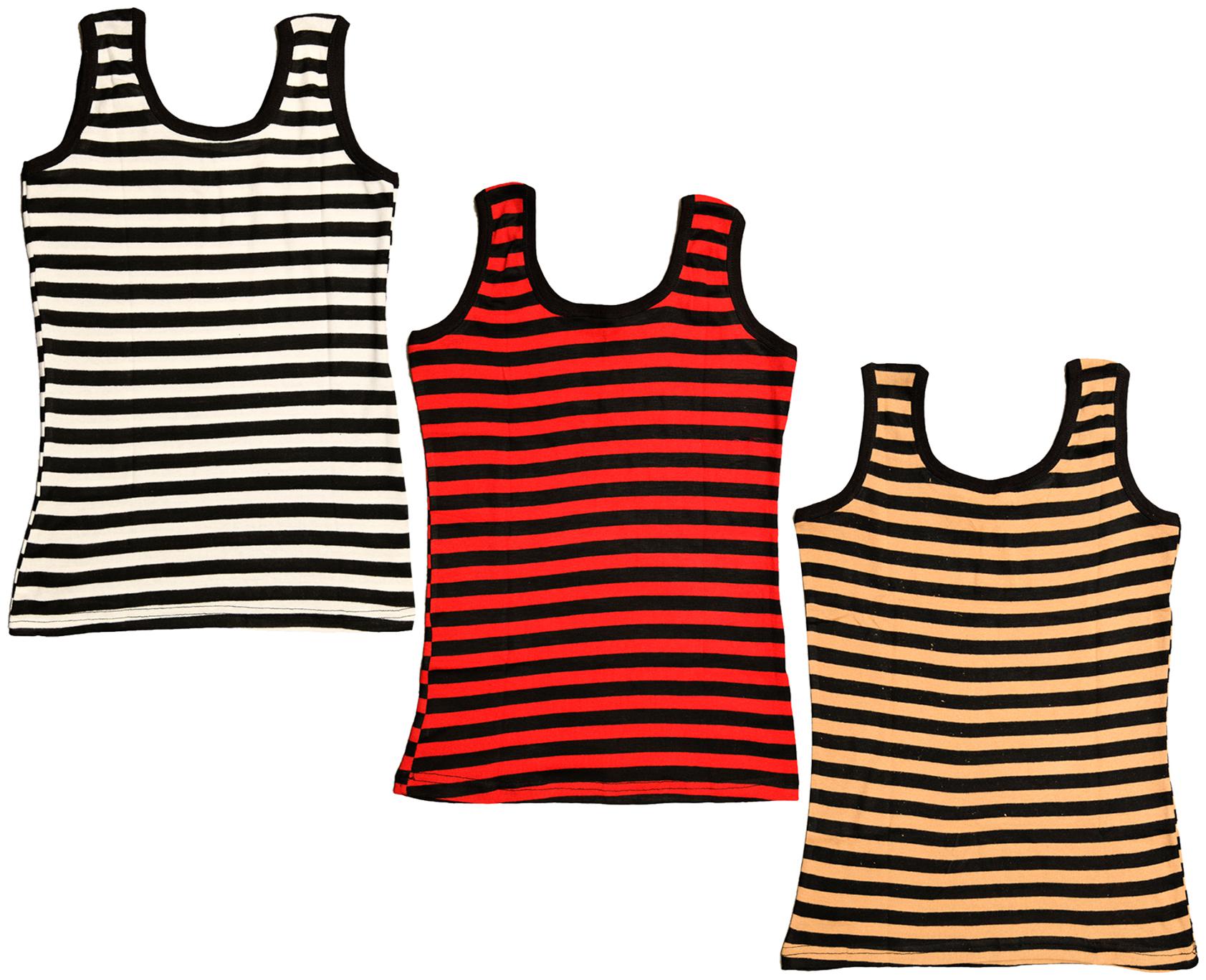 

Kavya Women Multi Regular fit U neck Cotton Tank top