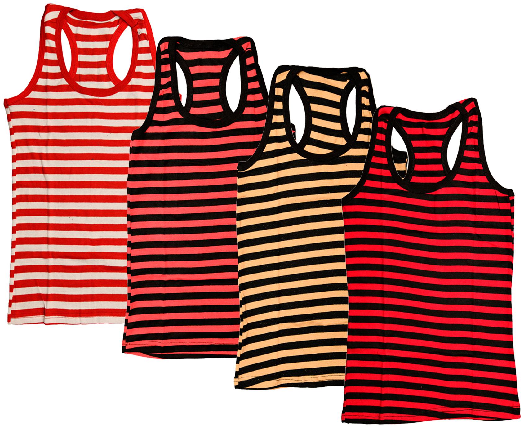 

Kavya Women Multi Regular fit U neck Cotton Tank top