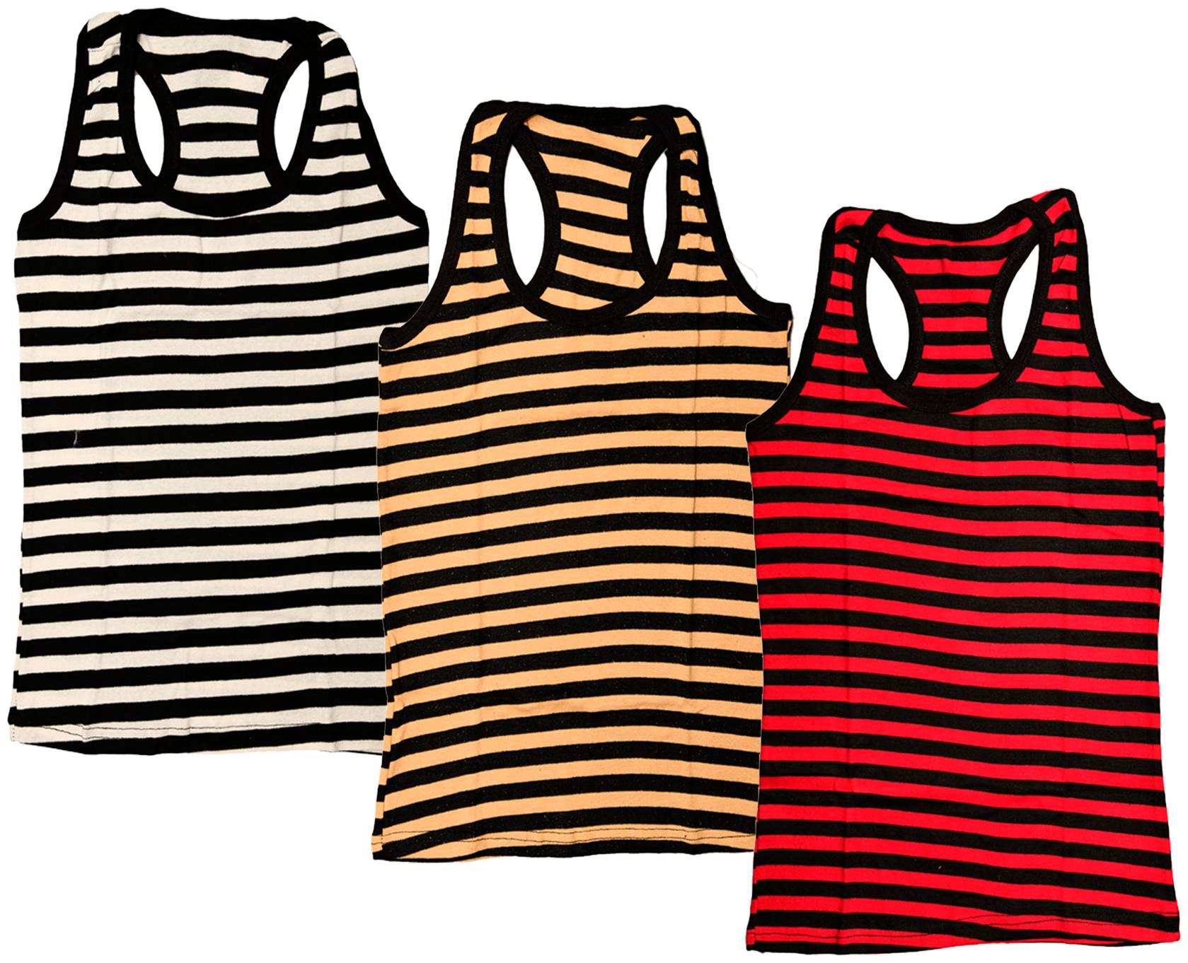 

Kavya Women Multi Regular fit U neck Cotton Tank top
