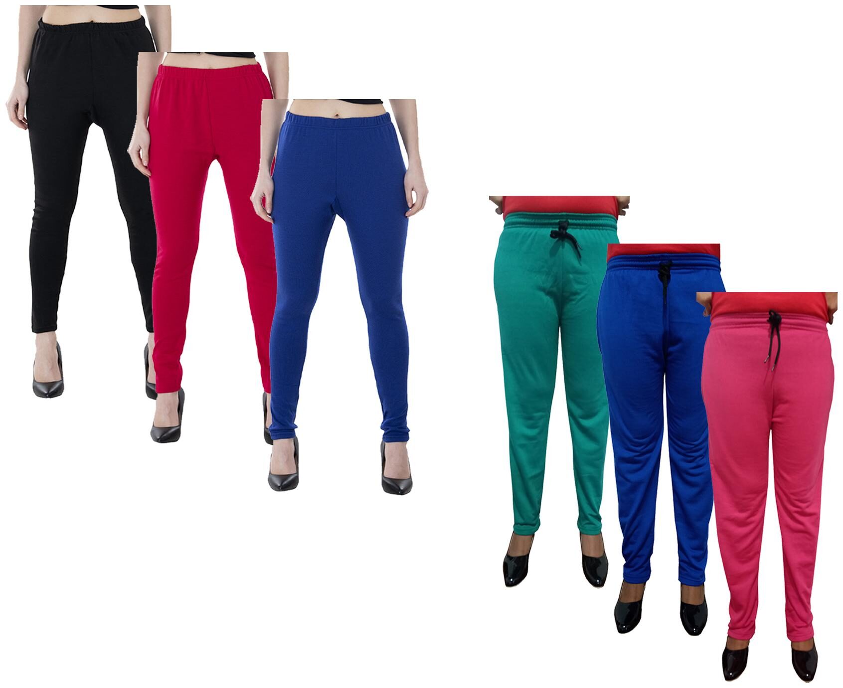 

Kavya Women Regular fit Fleece Solid Track pants - Multi