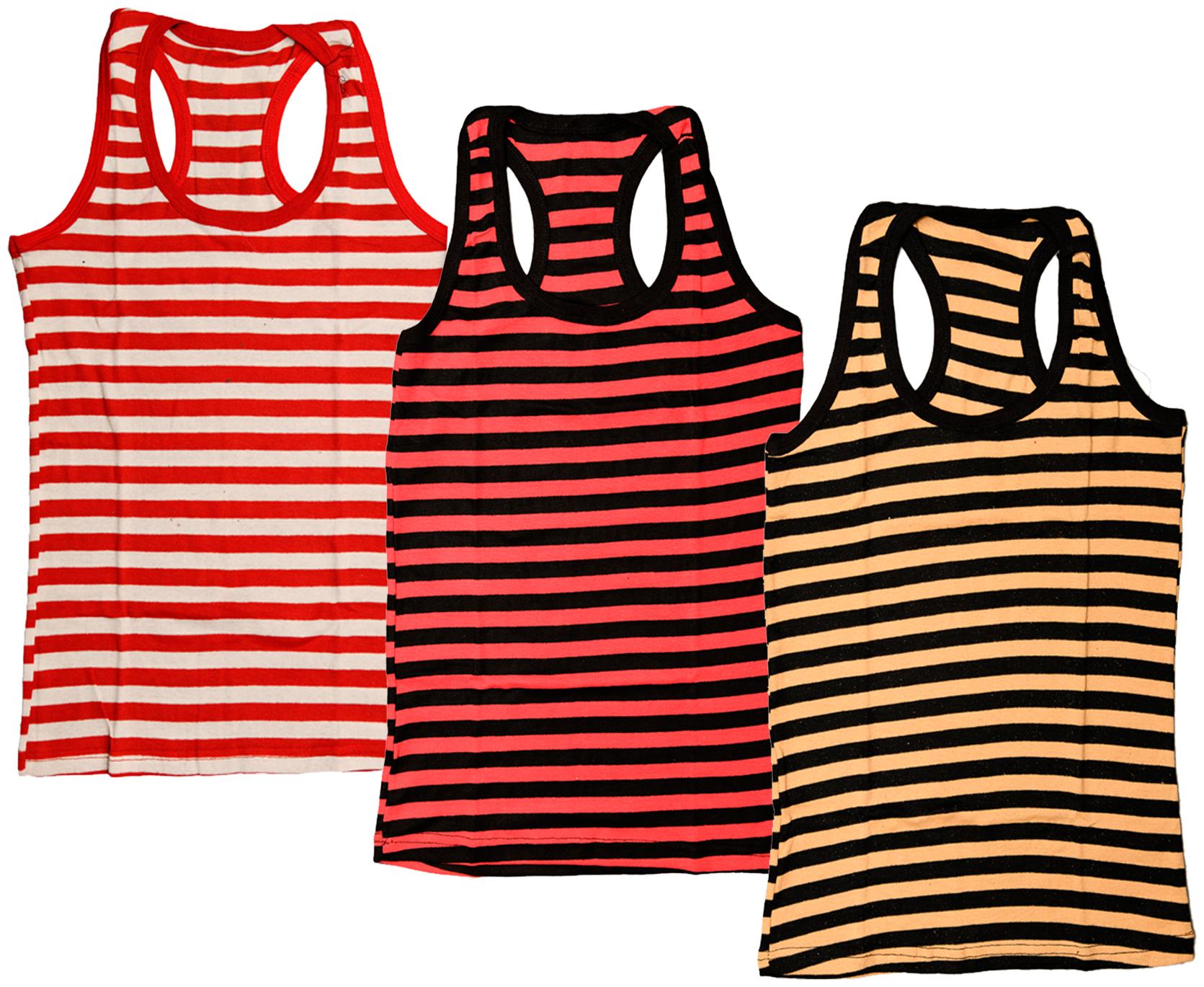 

Kavya Women Multi Regular fit U neck Cotton Tank top