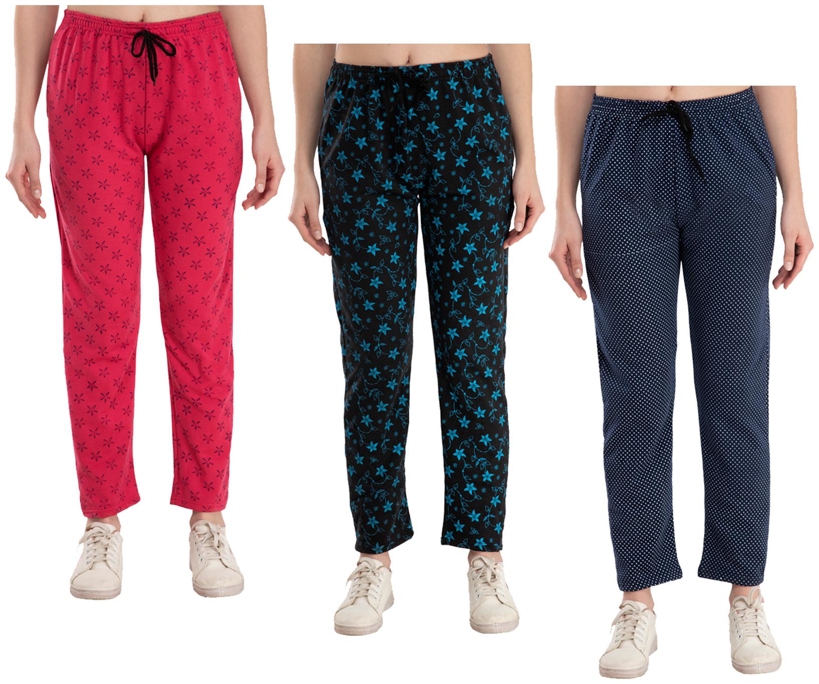 

Kavya Women Regular fit Fleece Printed Track pants - Multi