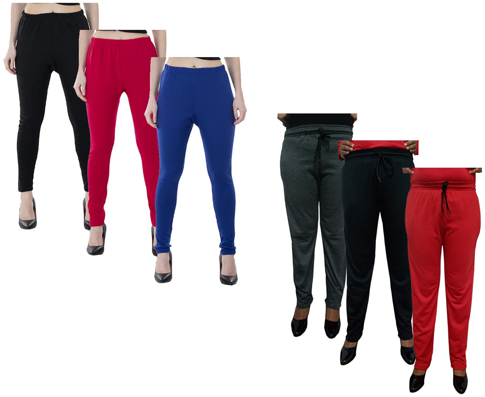 

Kavya Women Regular fit Fleece Solid Track pants - Multi