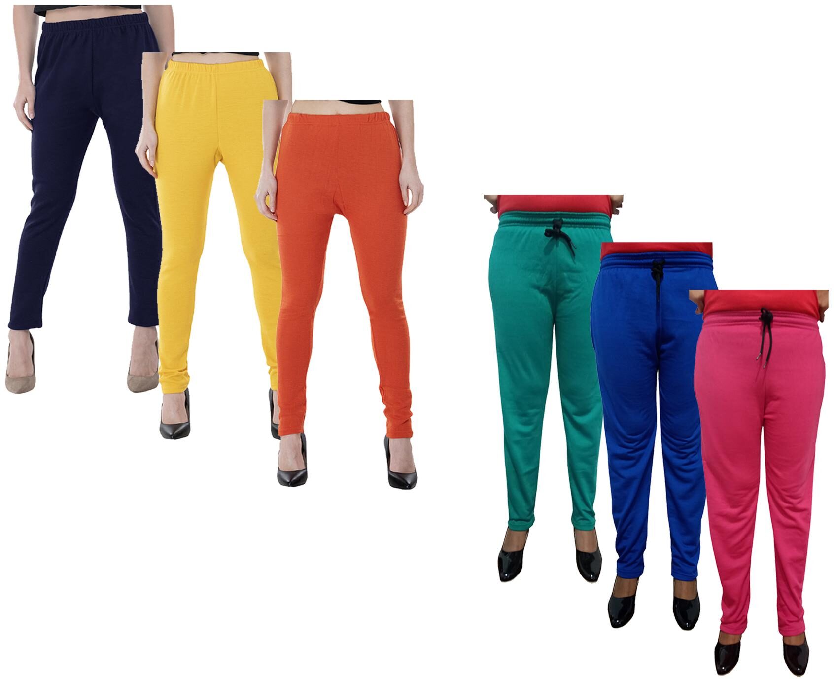 

Kavya Women Regular fit Fleece Solid Track pants - Multi