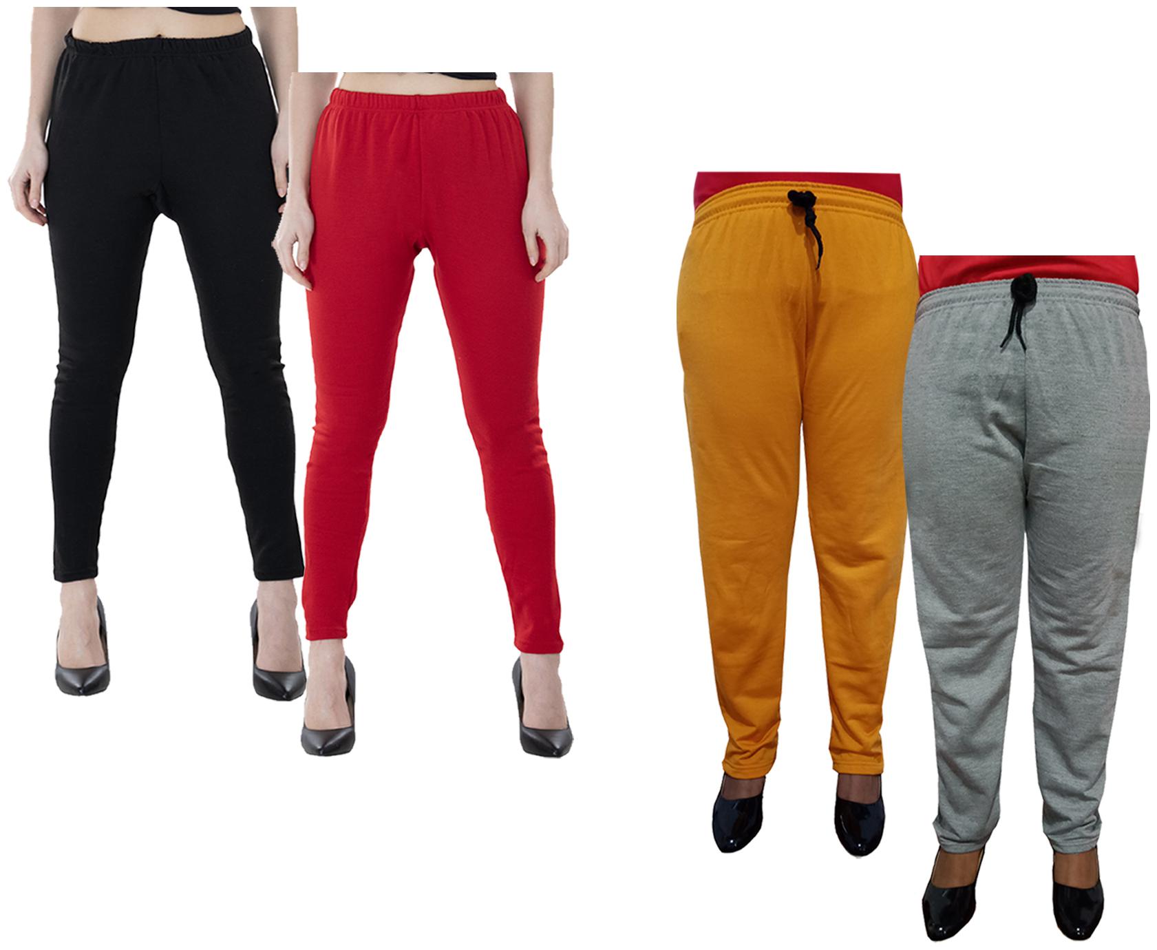 

Kavya Women Regular fit Fleece Solid Track pants - Multi