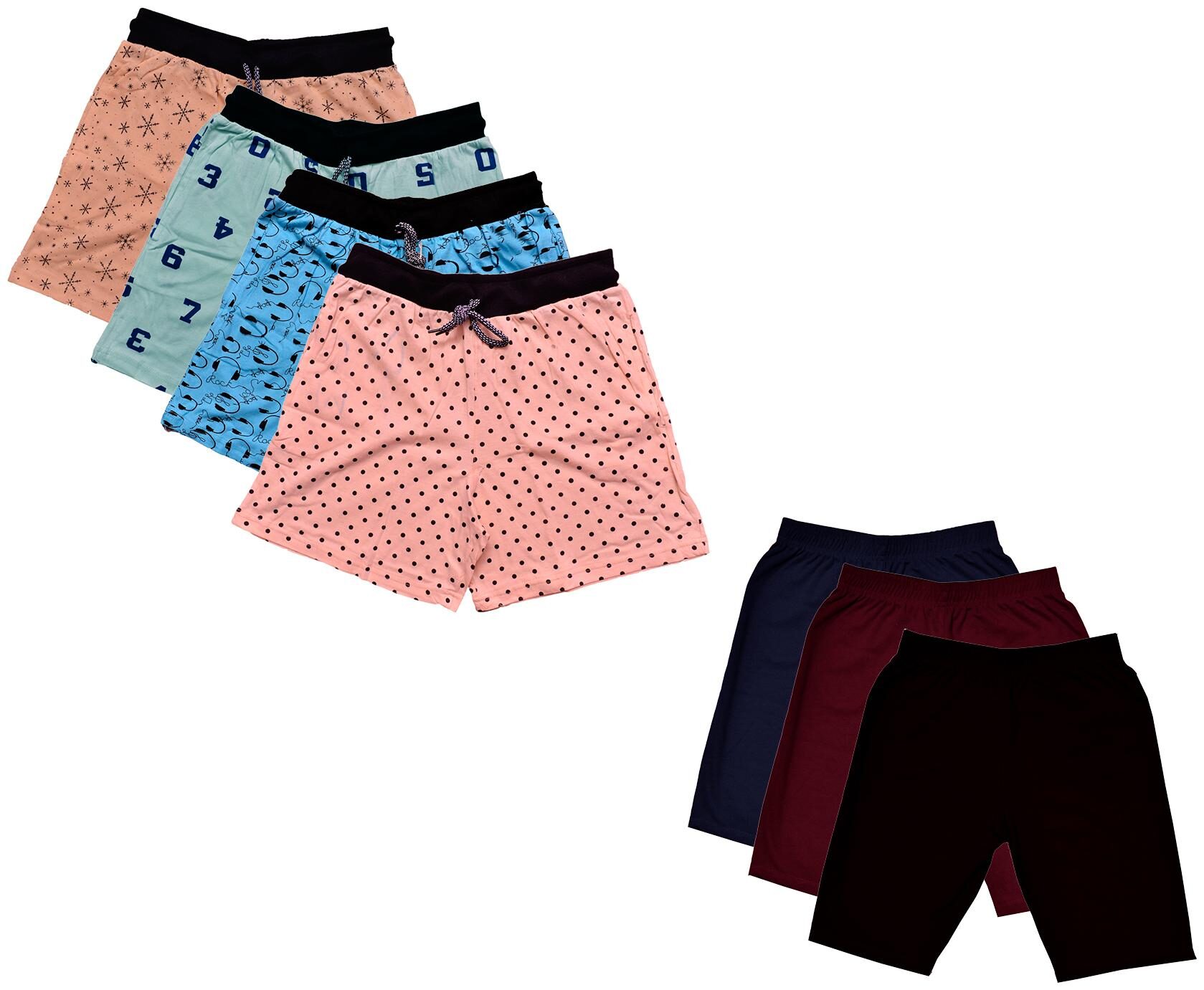 

Kavya Women Printed Regular shorts - Multi