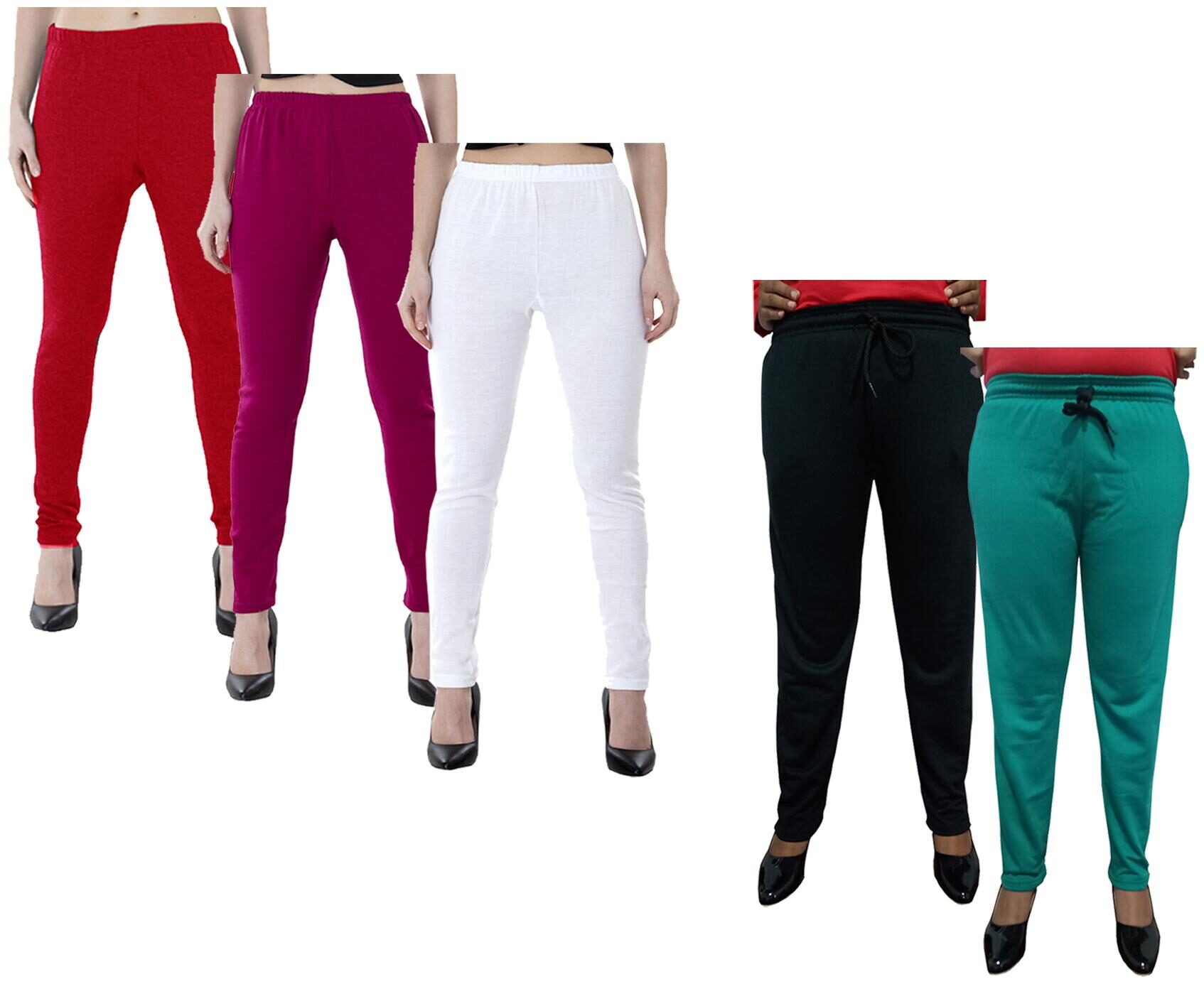 

Kavya Women Regular fit Fleece Solid Track pants - Multi