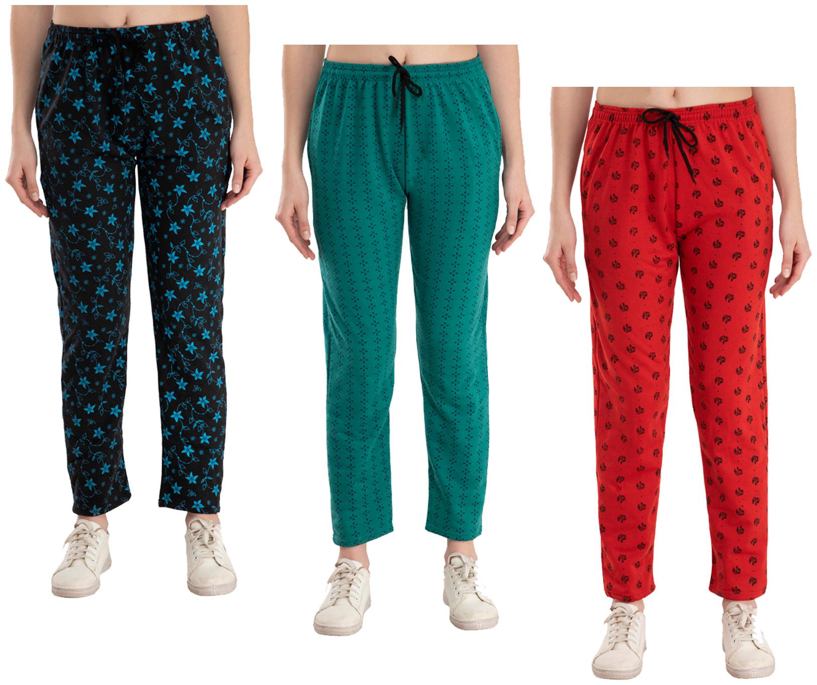 

Kavya Women Regular fit Fleece Printed Track pants - Multi