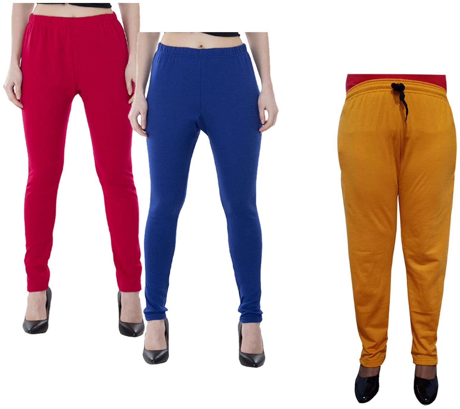 

Kavya Women Regular fit Fleece Solid Track pants - Multi