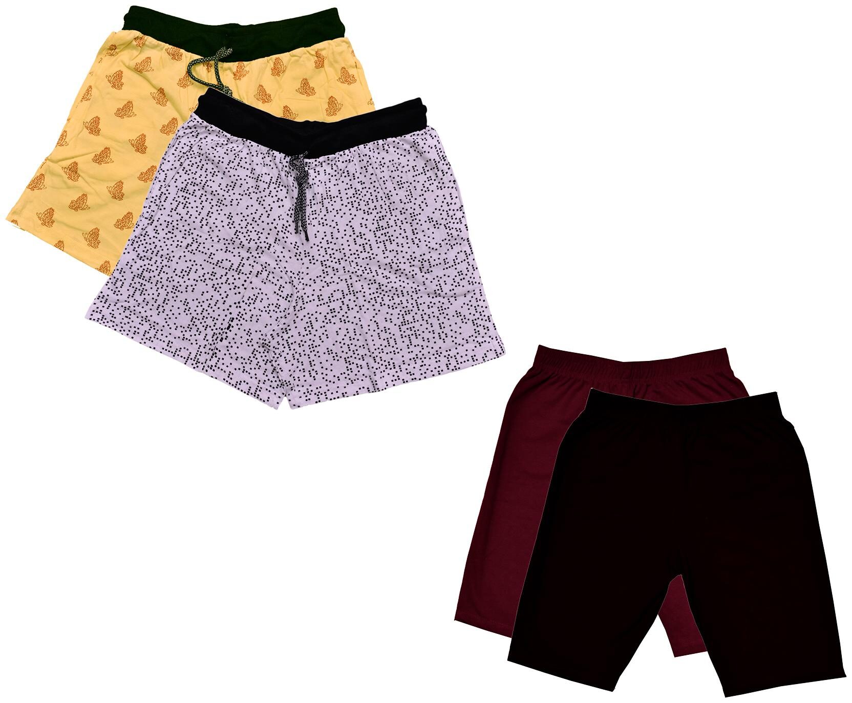 

Kavya Women Printed Regular shorts - Multi
