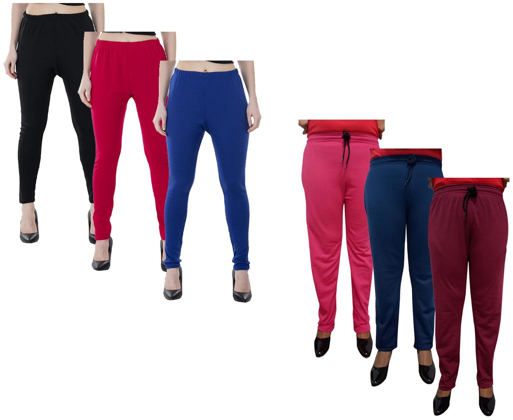 

Kavya Women Regular fit Fleece Solid Track pants - Multi