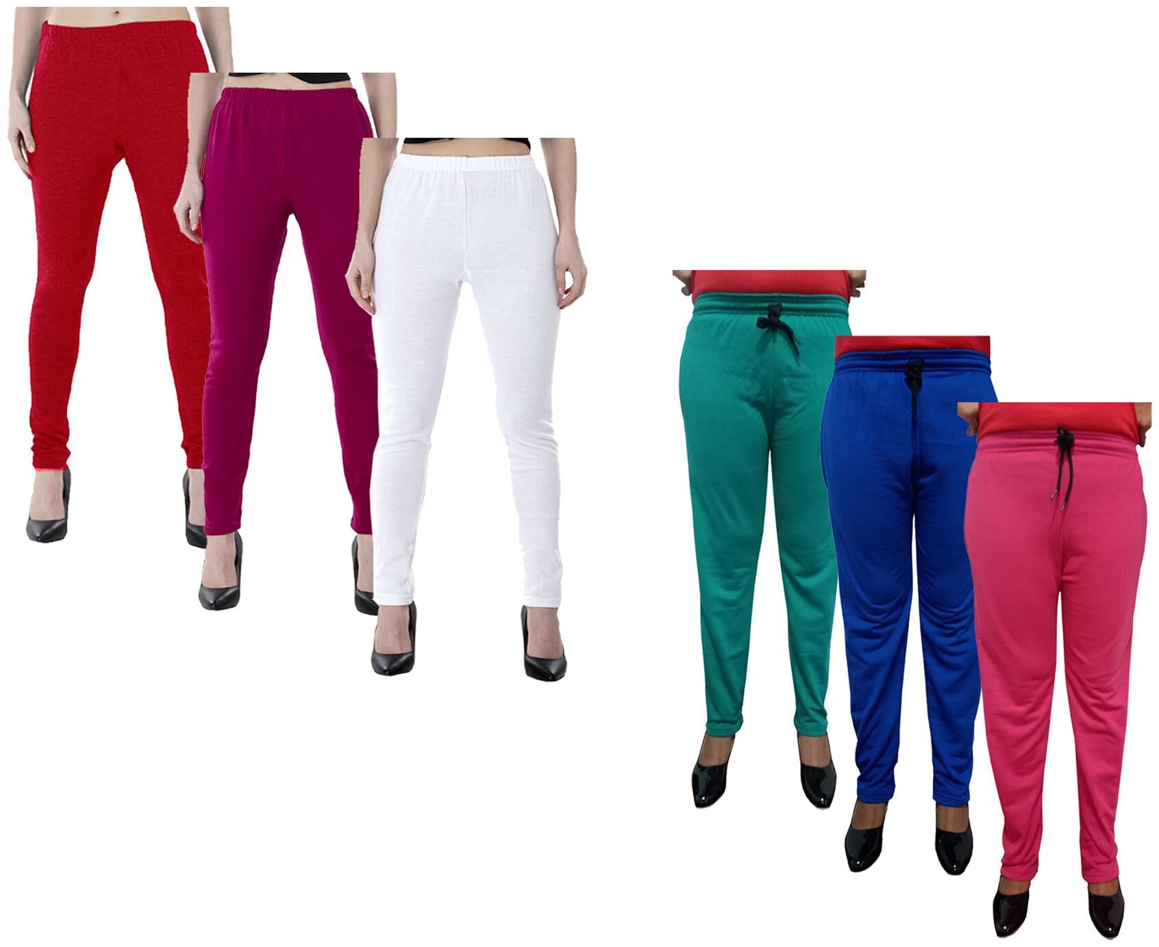

Kavya Women Regular fit Fleece Solid Track pants - Multi