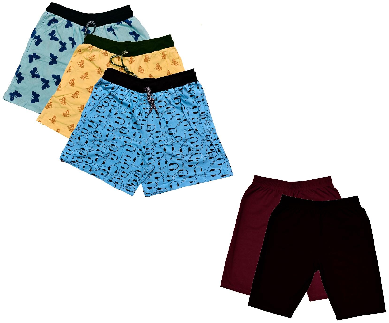 

Kavya Women Printed Regular shorts - Multi