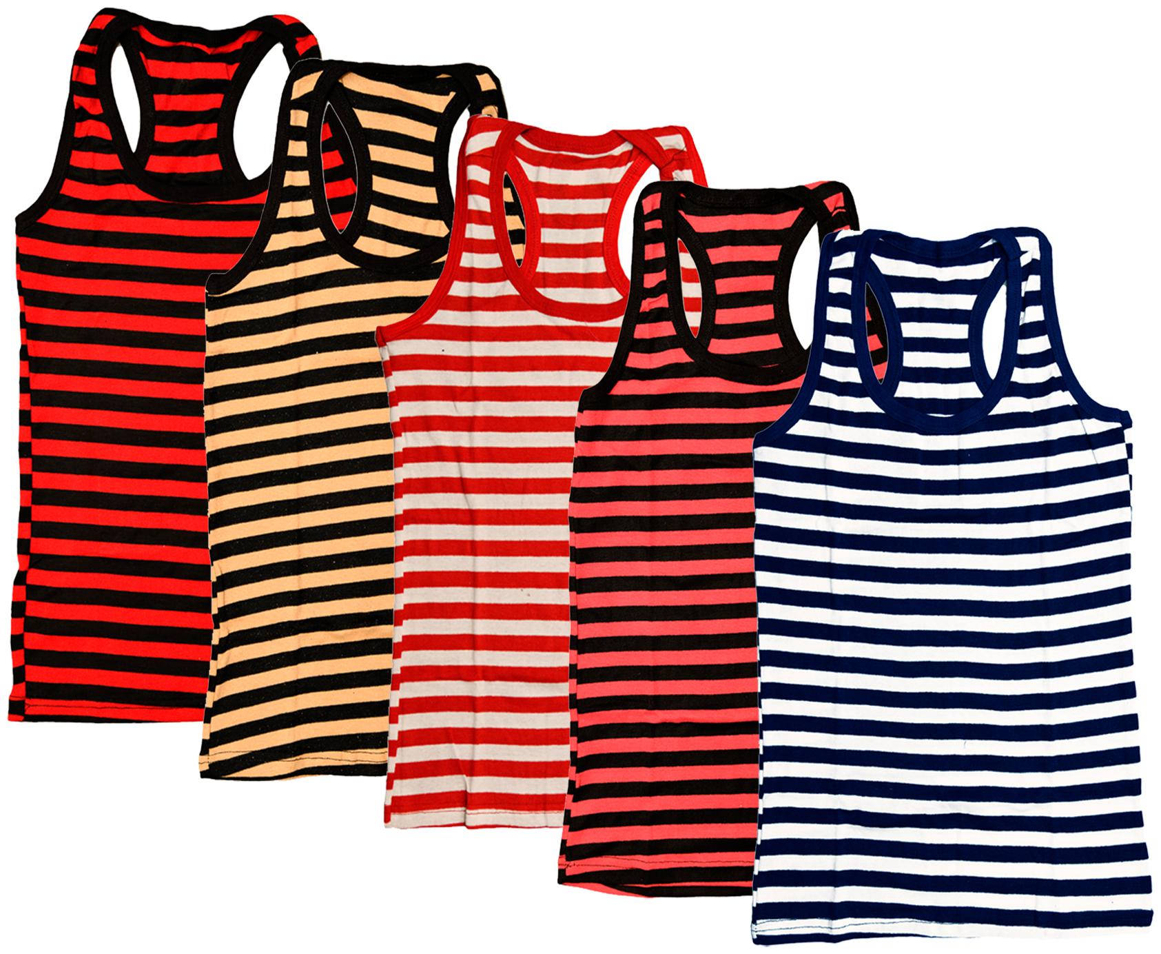 

Kavya Women Multi Regular fit U neck Cotton Tank top