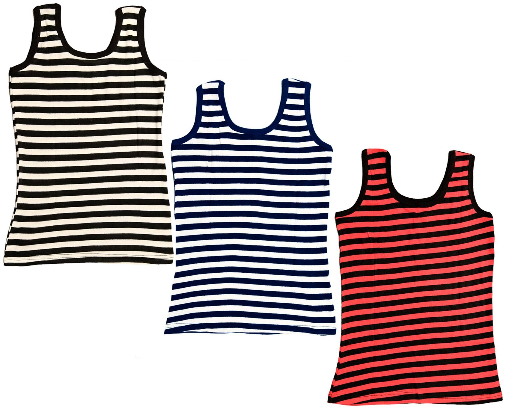 

Kavya Women Multi Regular fit U neck Cotton Tank top