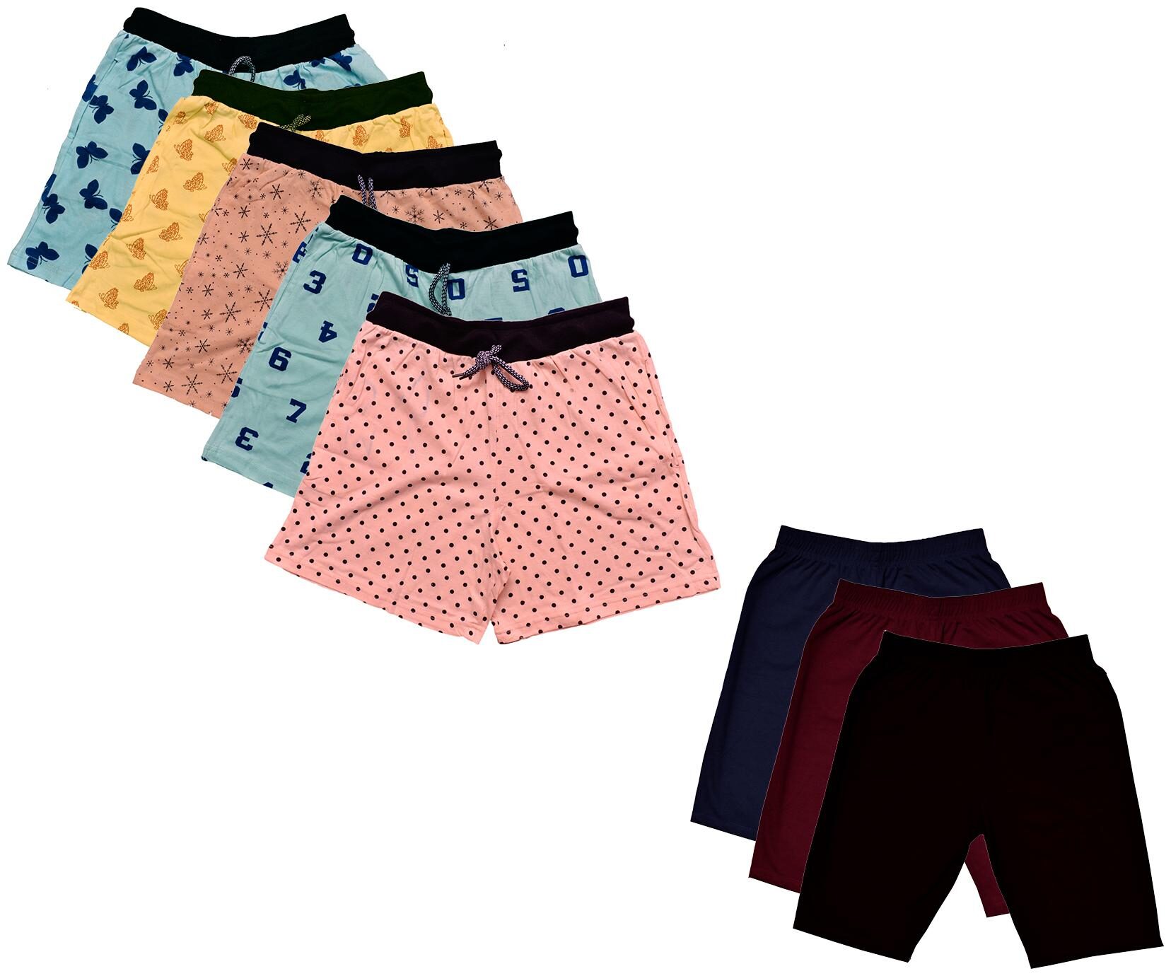 

Kavya Women Printed Regular shorts - Multi