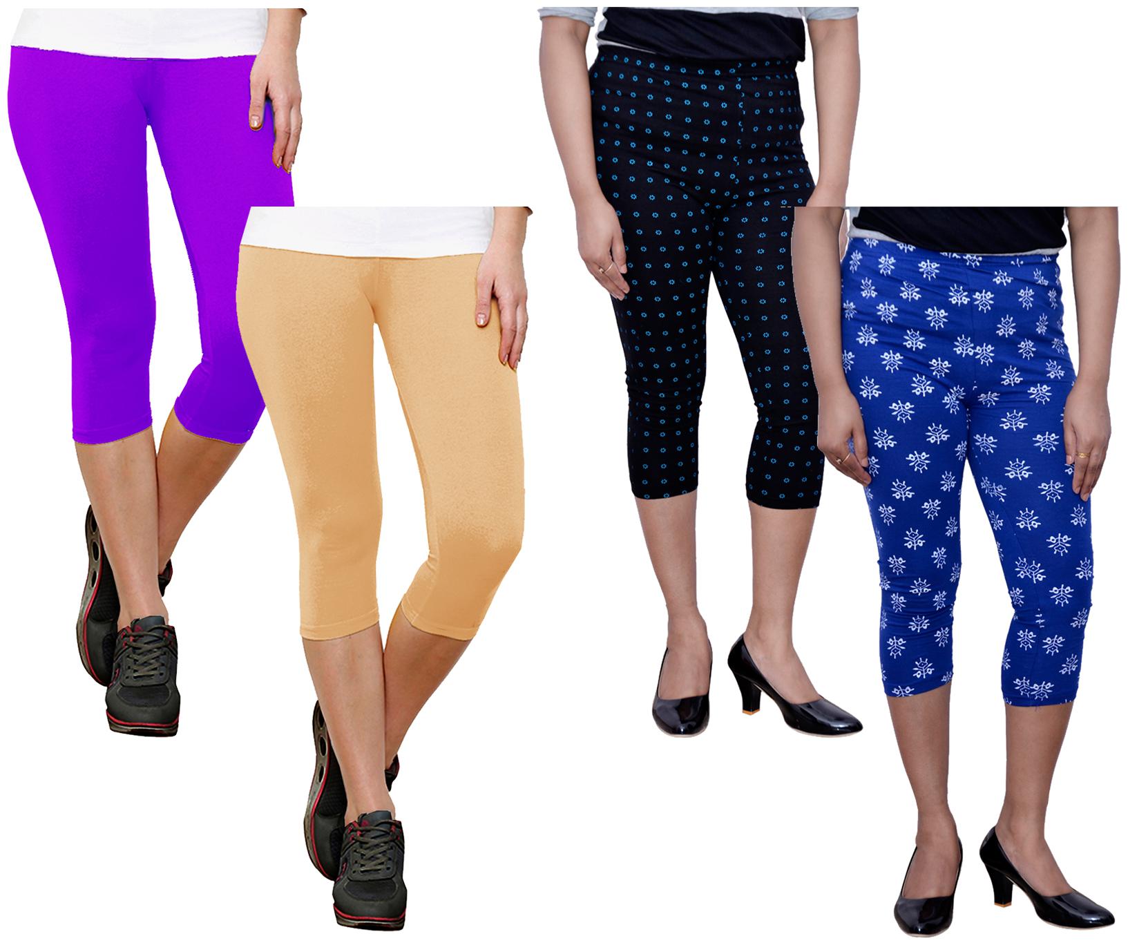 

Kavya Women Printed Regular capri - Multi