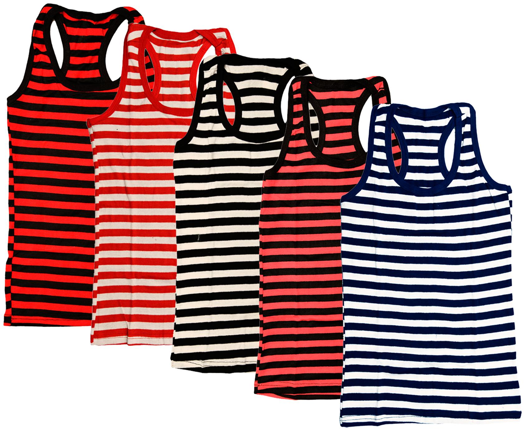 

Kavya Women Multi Regular fit U neck Cotton Tank top