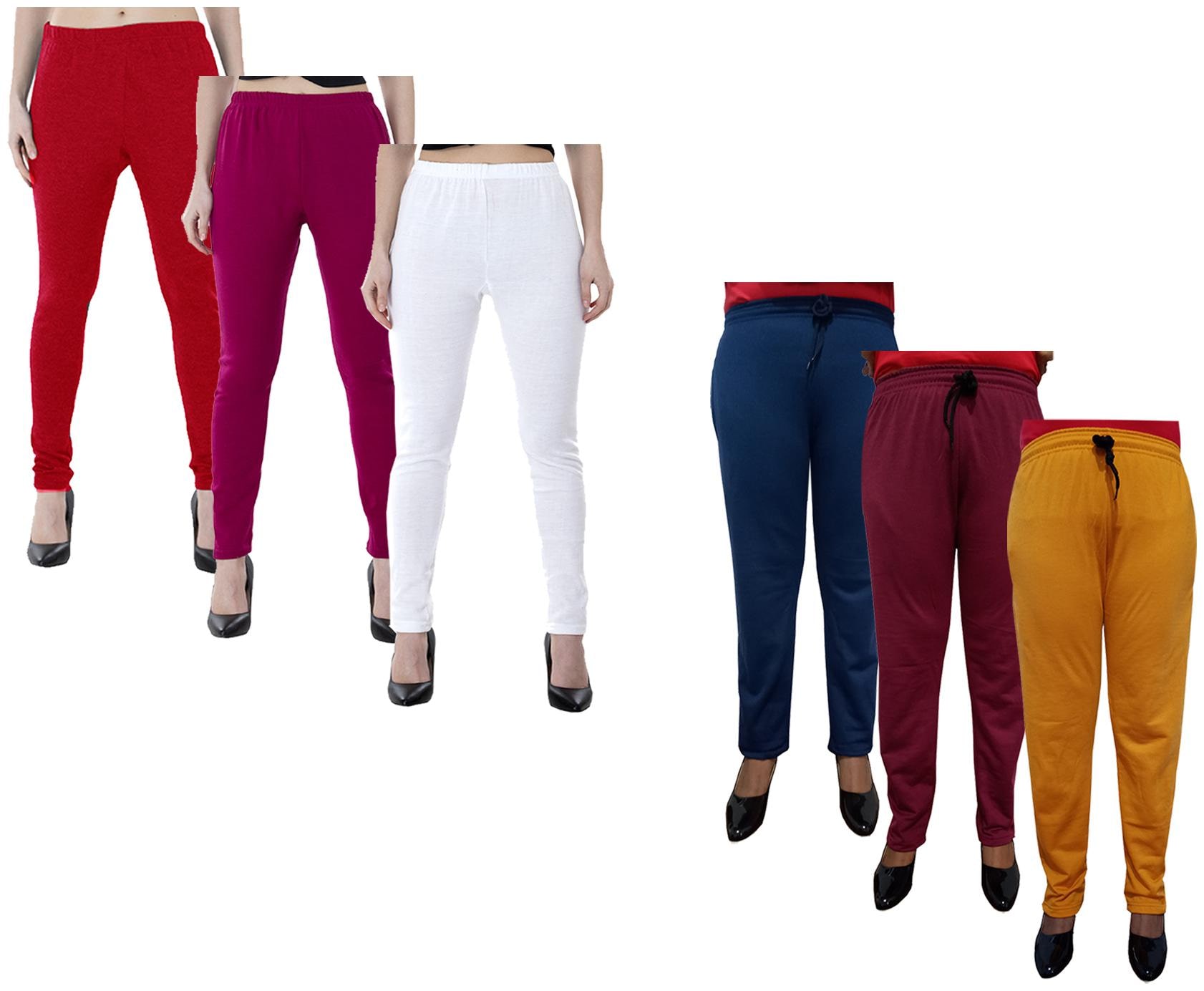 

Kavya Women Regular fit Fleece Solid Track pants - Multi