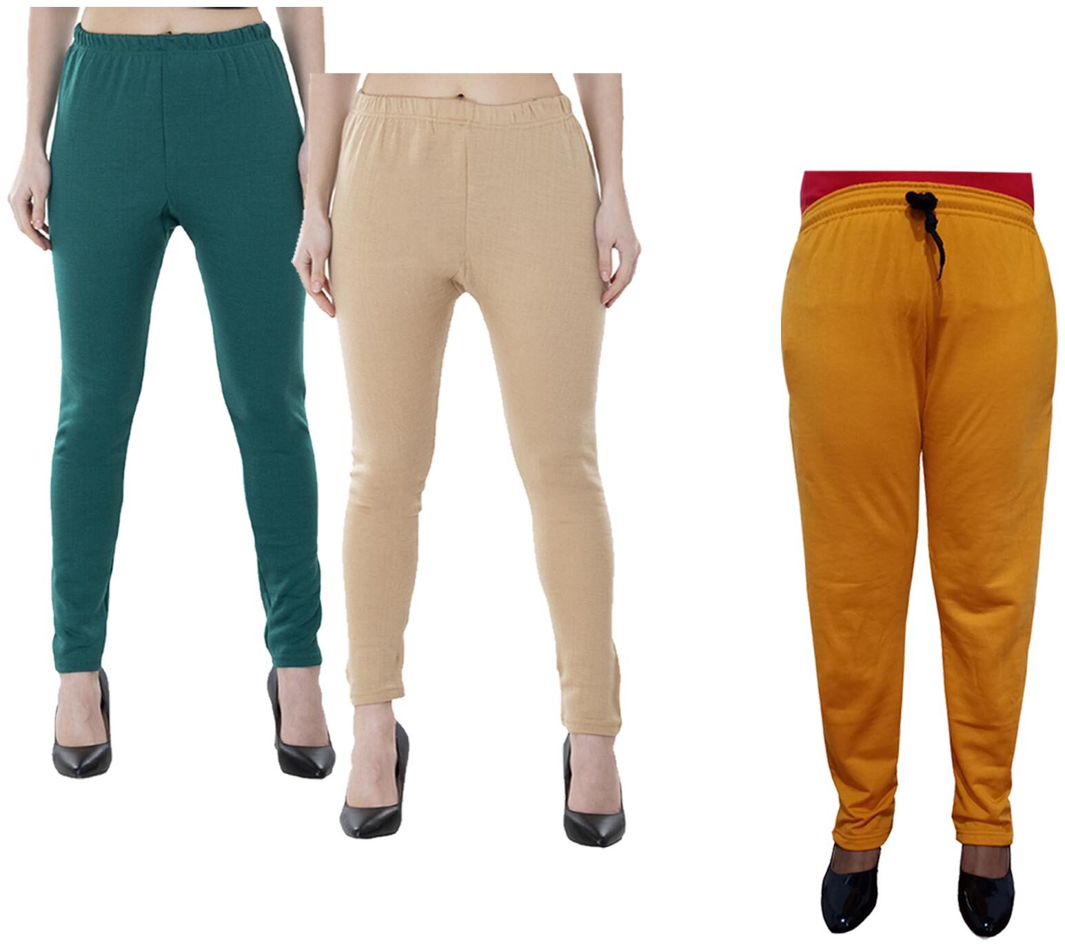 

Kavya Women Regular fit Fleece Solid Track pants - Multi