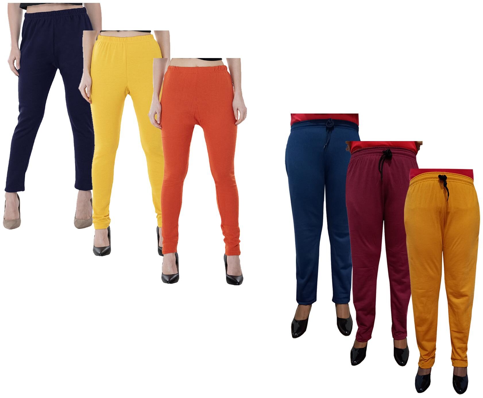 

Kavya Women Regular fit Fleece Solid Track pants - Multi