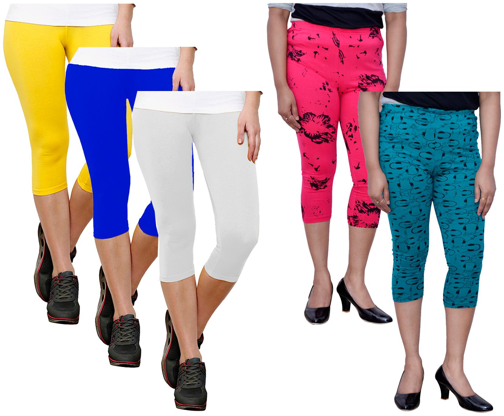 

Kavya Women Printed Regular capri - Multi