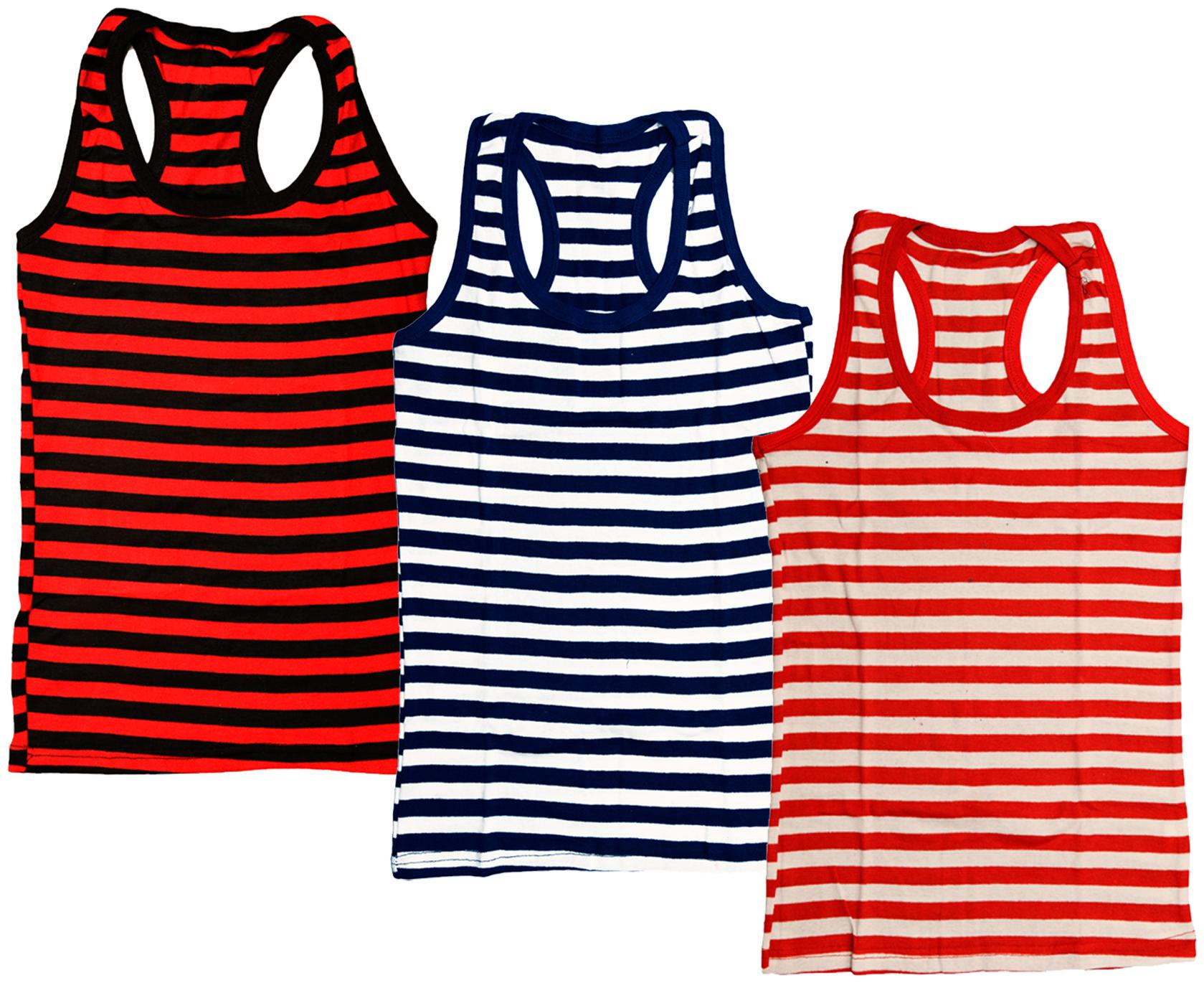 

Kavya Women Multi Regular fit U neck Cotton Tank top