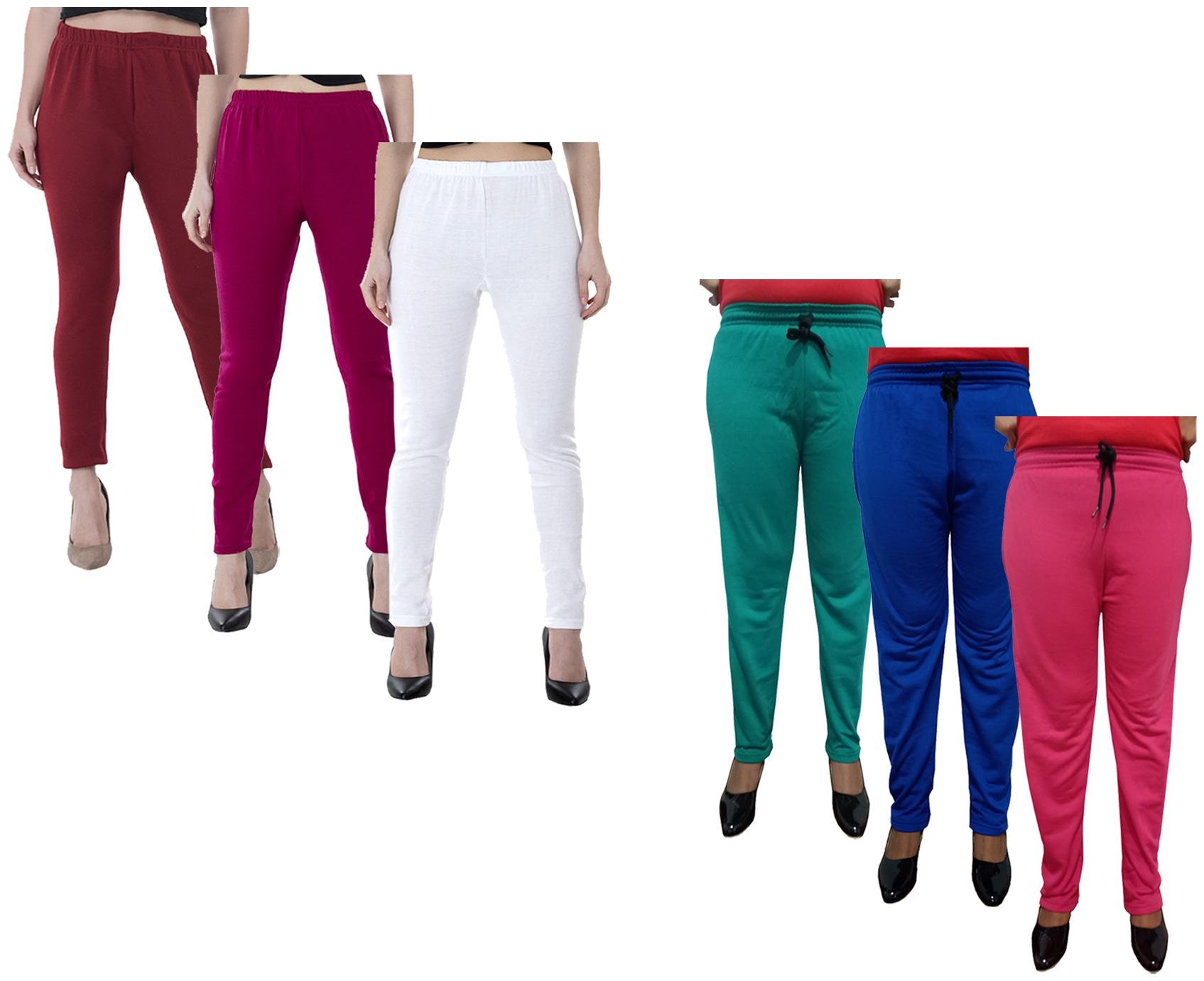 

Kavya Women Regular fit Fleece Solid Track pants - Multi