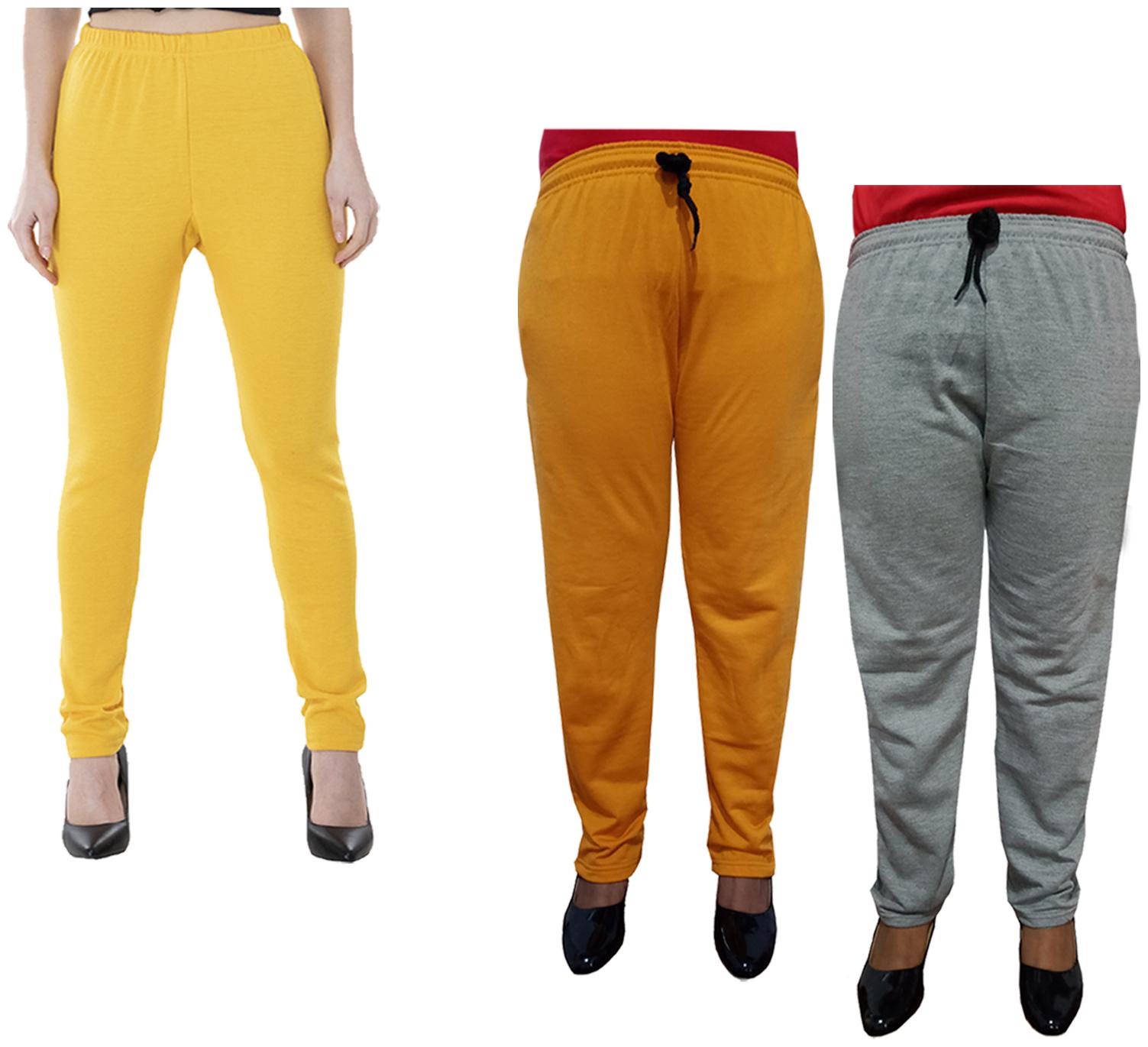 

Kavya Women Regular fit Fleece Solid Track pants - Multi