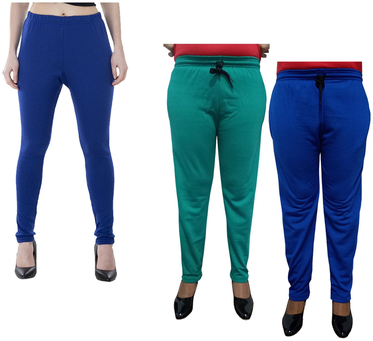 

Kavya Women Regular fit Fleece Solid Track pants - Multi