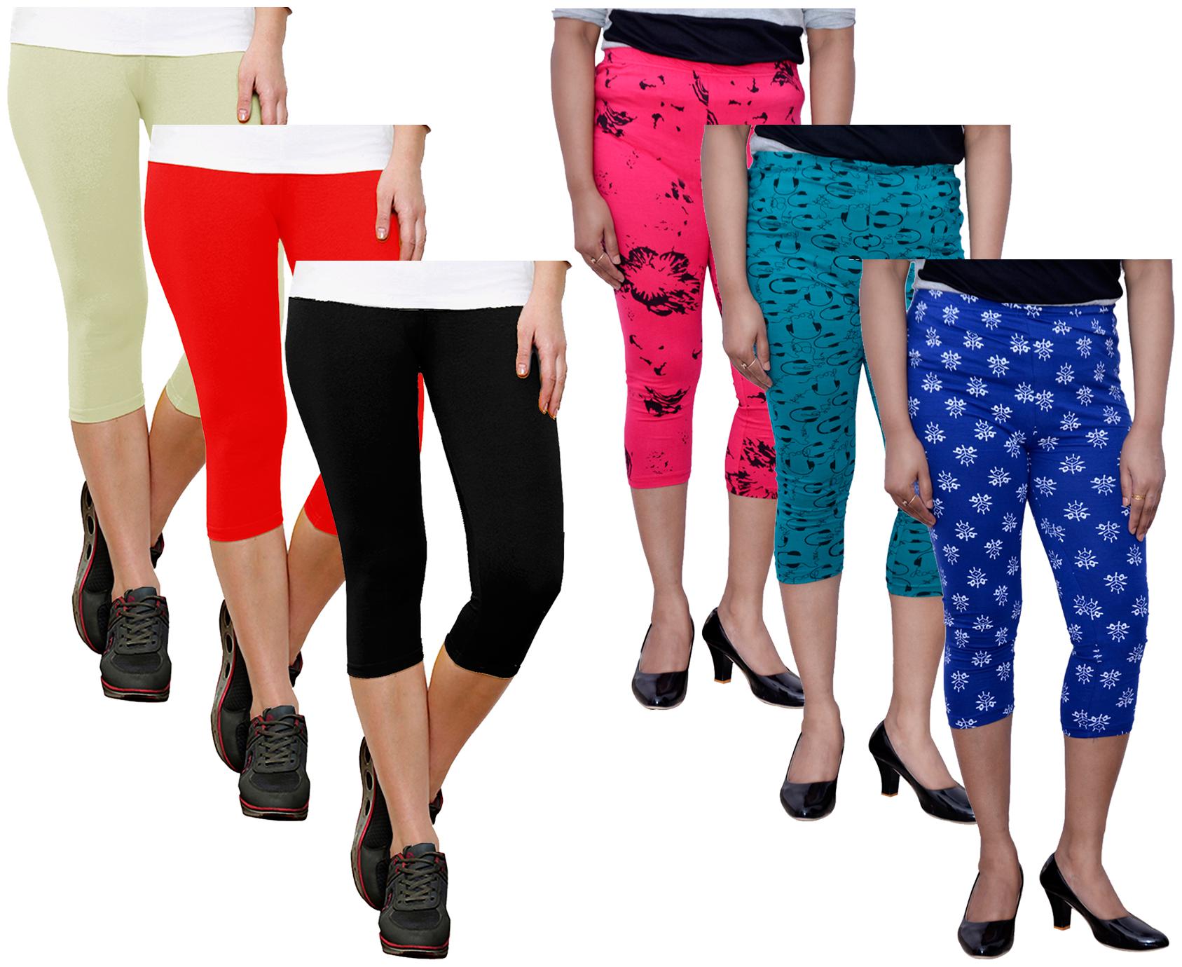

Kavya Women Printed Regular capri - Multi