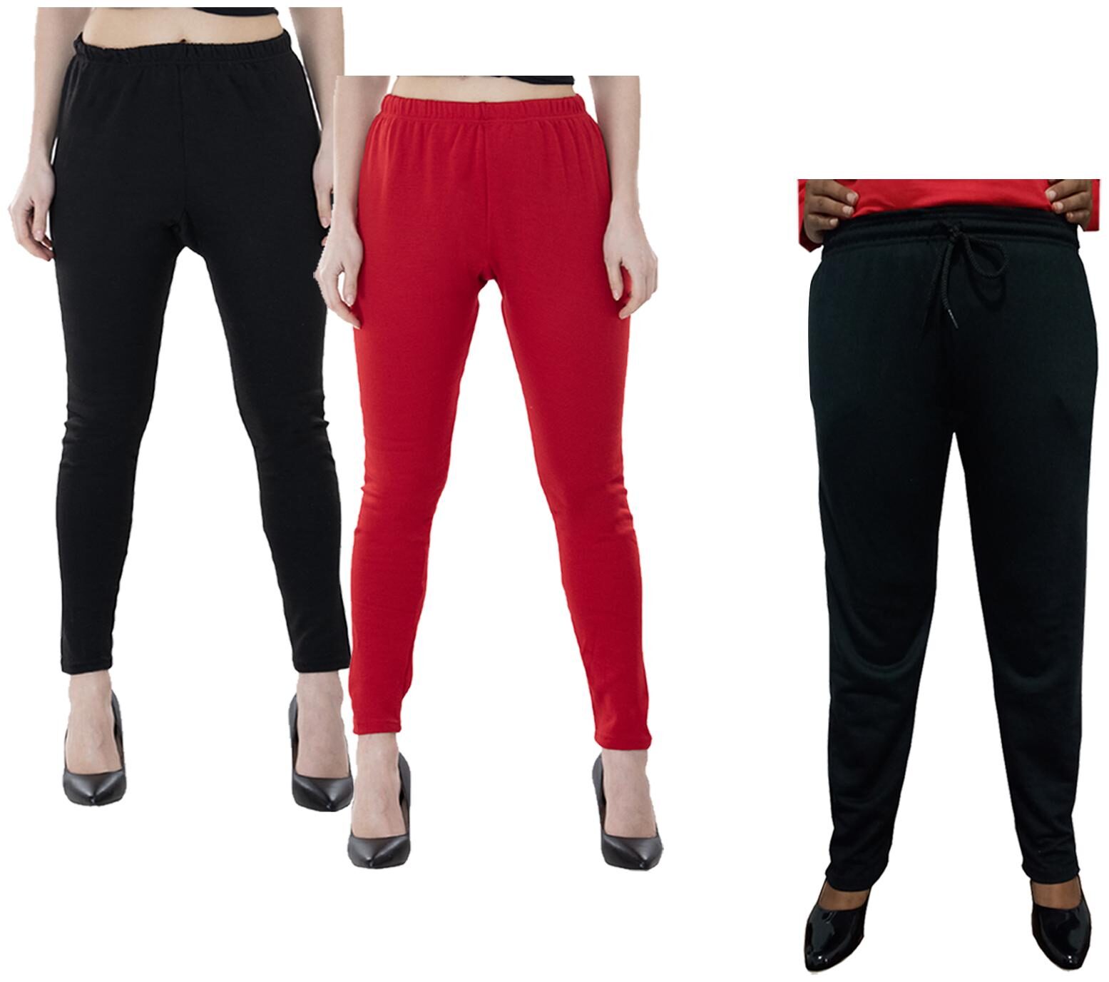 

Kavya Women Regular fit Fleece Solid Track pants - Multi