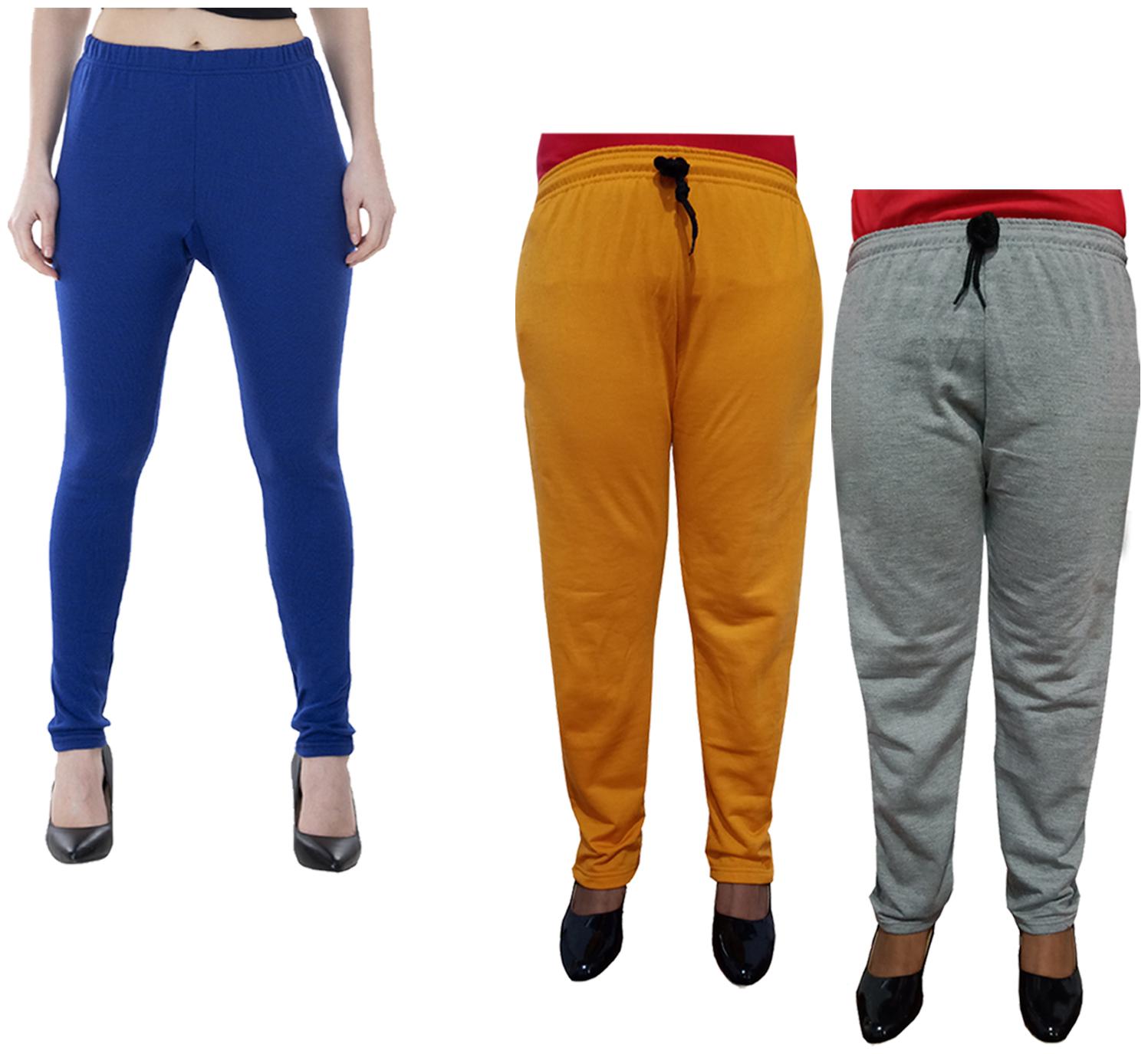 

Kavya Women Regular fit Fleece Solid Track pants - Multi