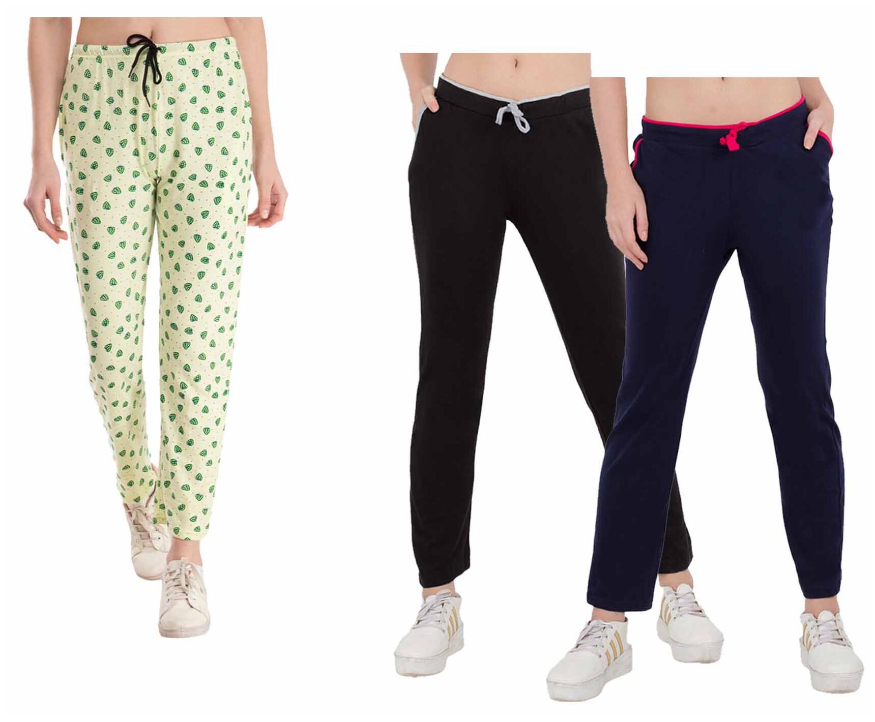 

Kavya Women Regular fit Cotton Printed Track pants - Multi