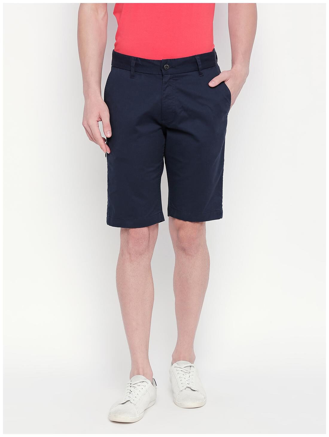 

Kenneth Cole Men Blue Regular Fit Chinos Shorts
