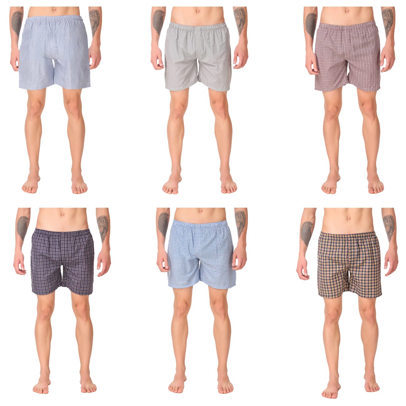 

KETEX Men Multi Regular Fit Regular Shorts