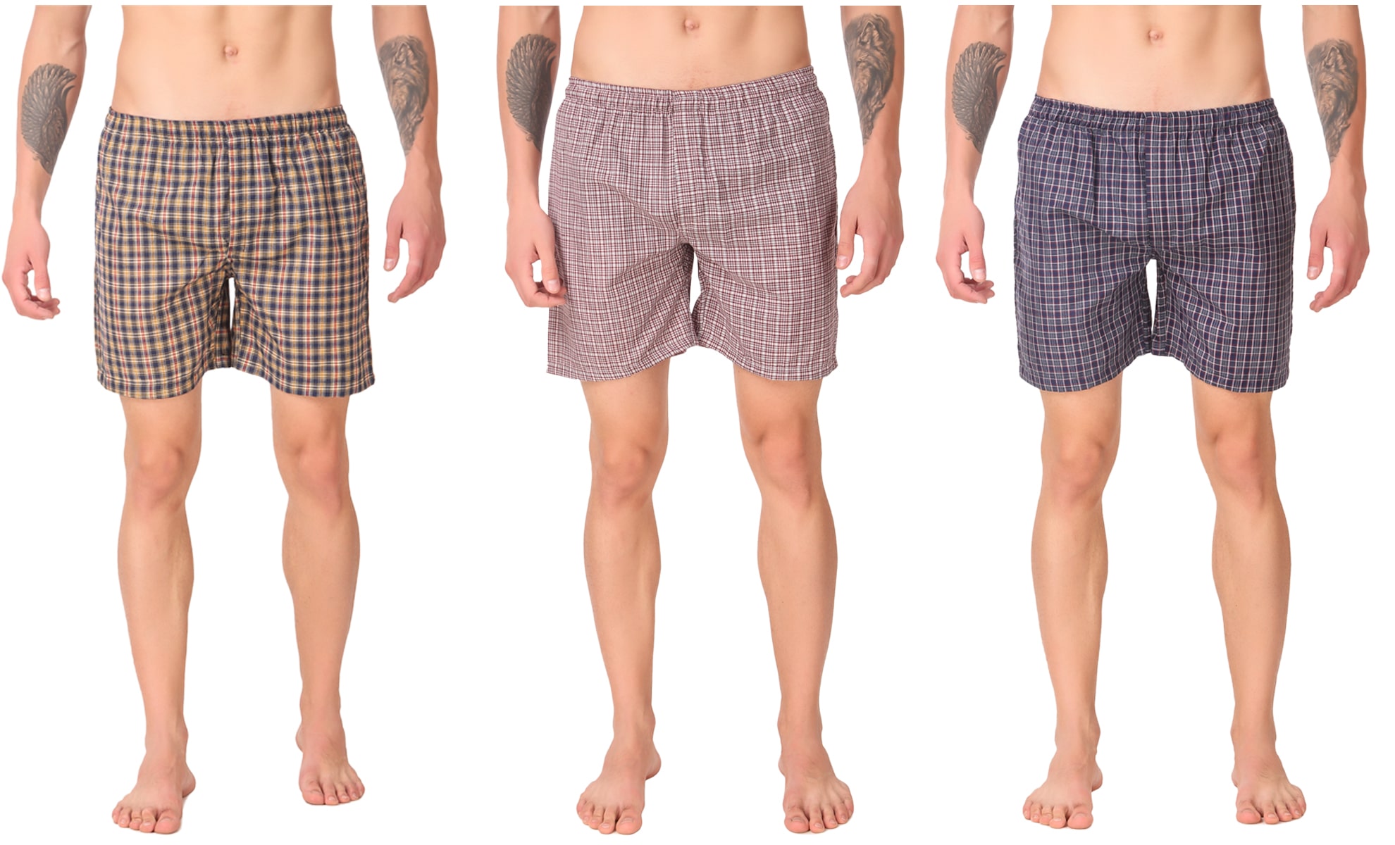 

KETEX Men Multi Regular Fit Regular Shorts