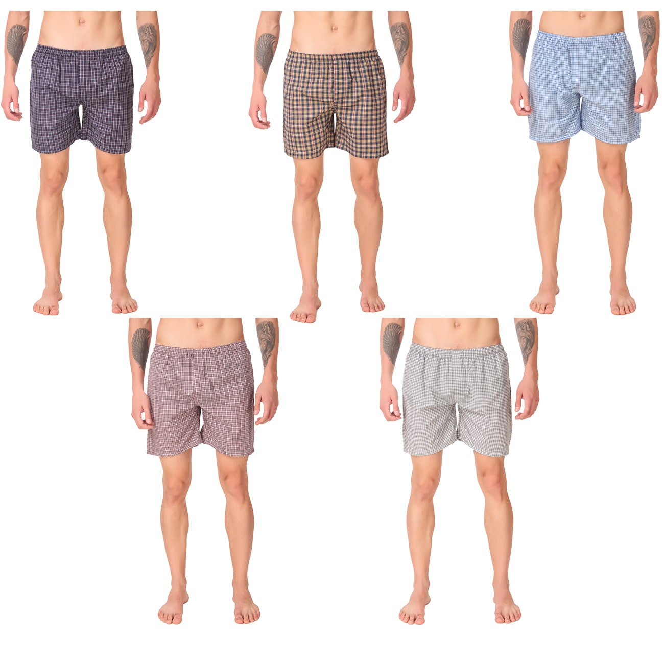 

KETEX Men Multi Regular Fit Regular Shorts