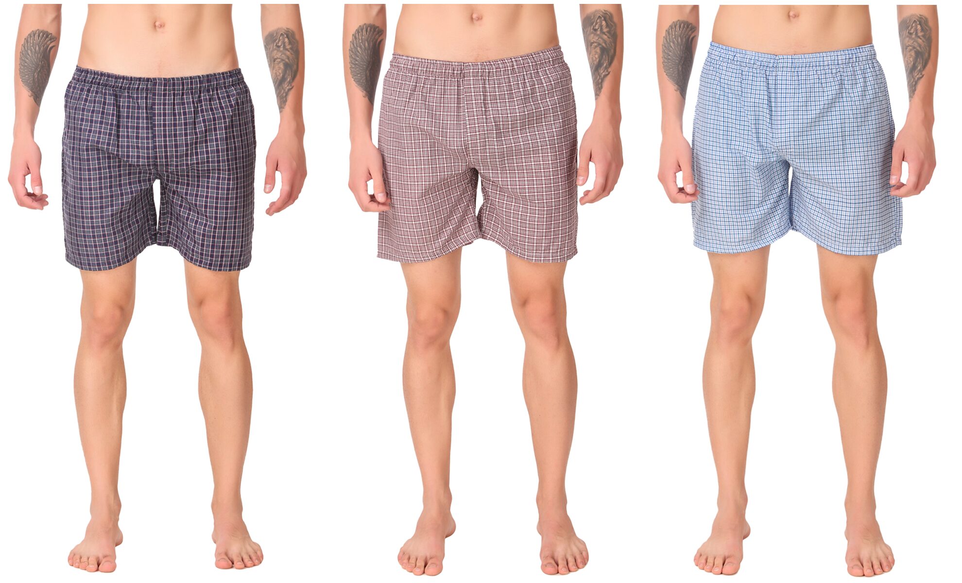 

KETEX Men Multi Regular Fit Regular Shorts