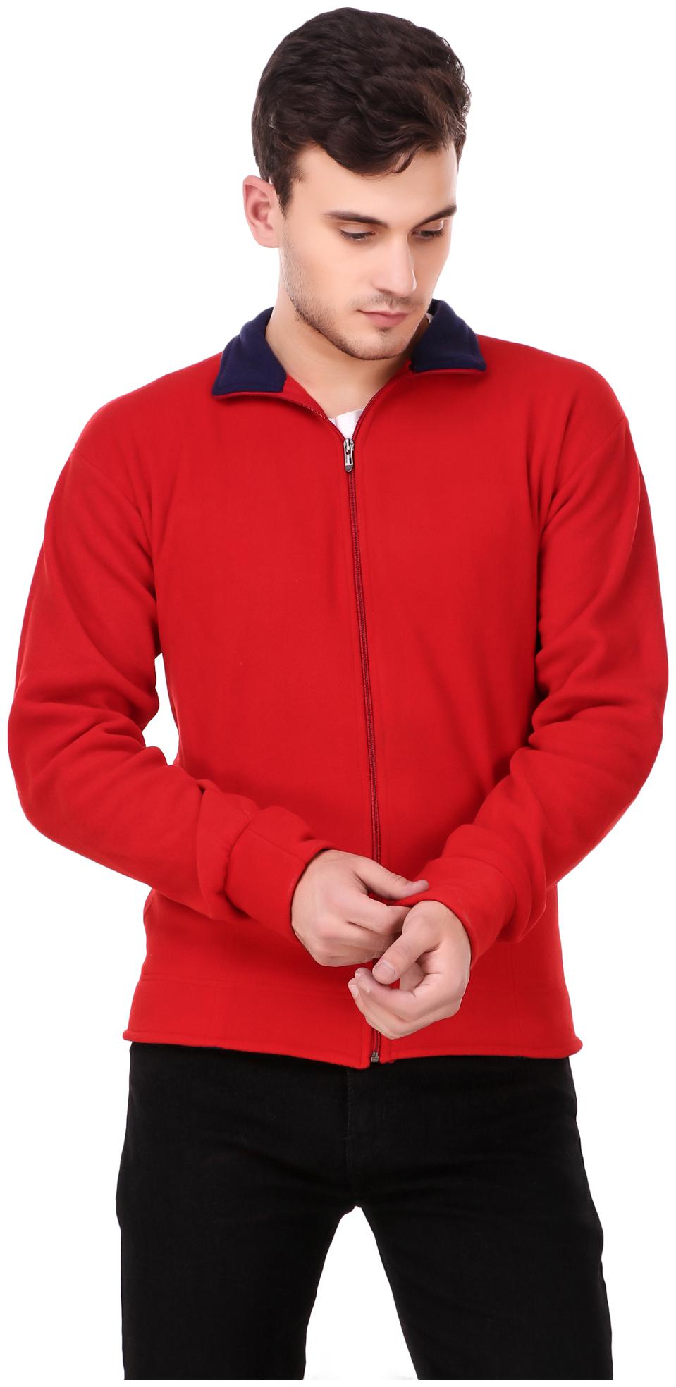

KETEX Men Red Solid Bomber jacket