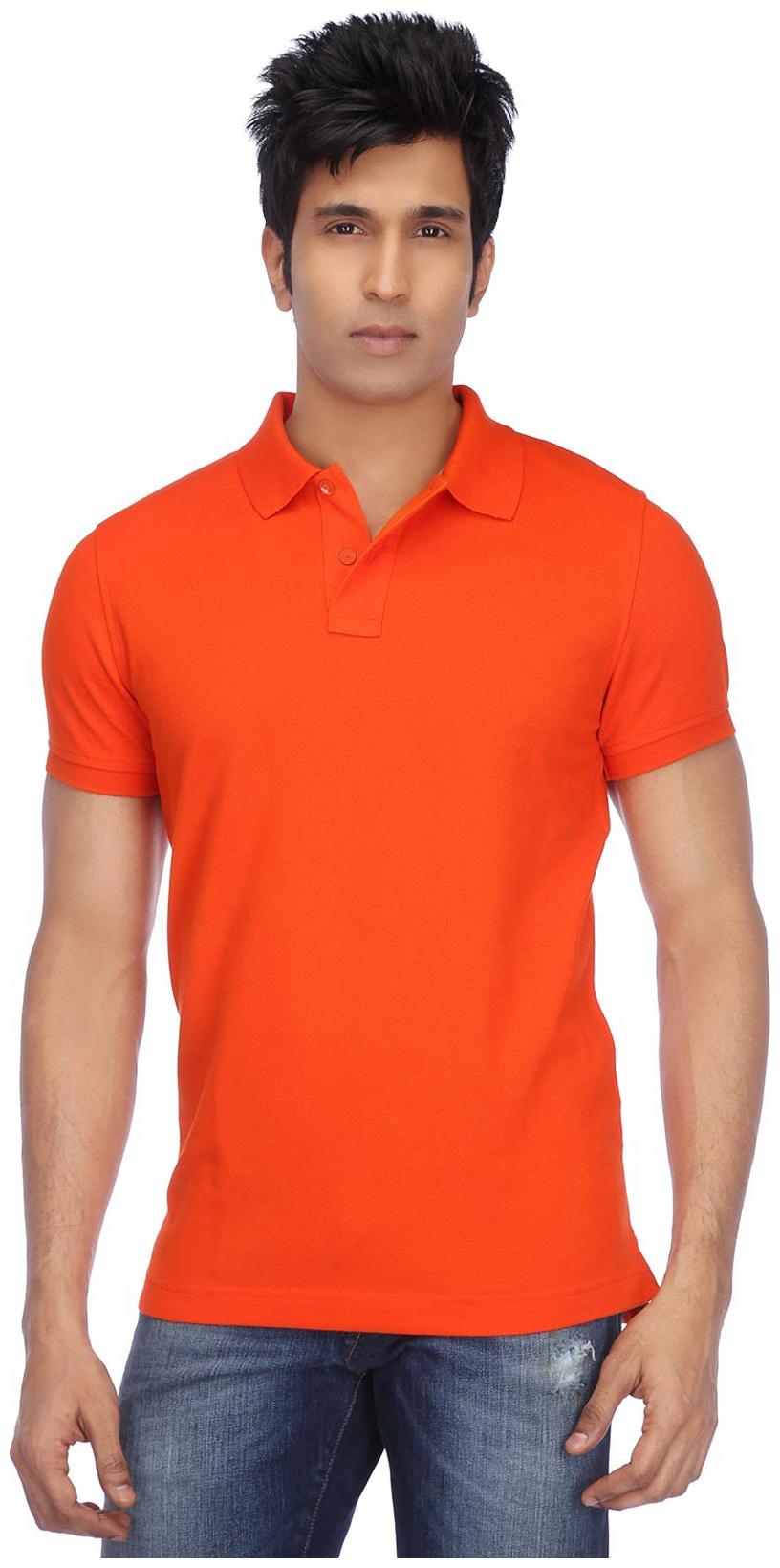 

KETEX Men Red Slim fit Cotton Blend Polo collar T-Shirt - Pack Of 1