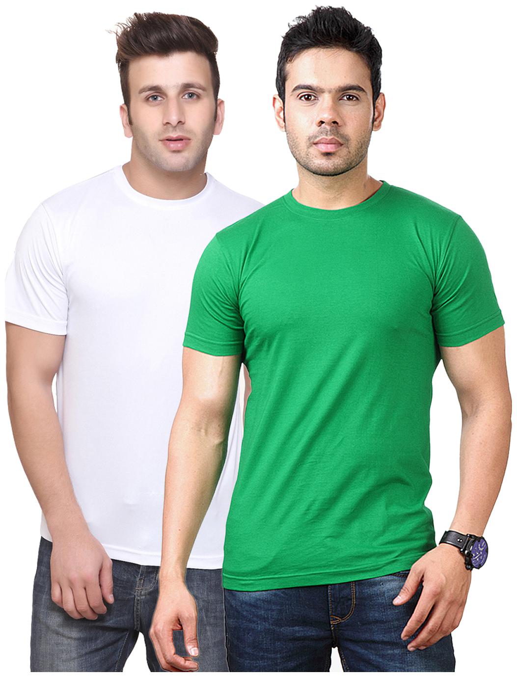 

KETEX Men Multi Slim fit Cotton Blend Round neck T-Shirt - Pack Of 2