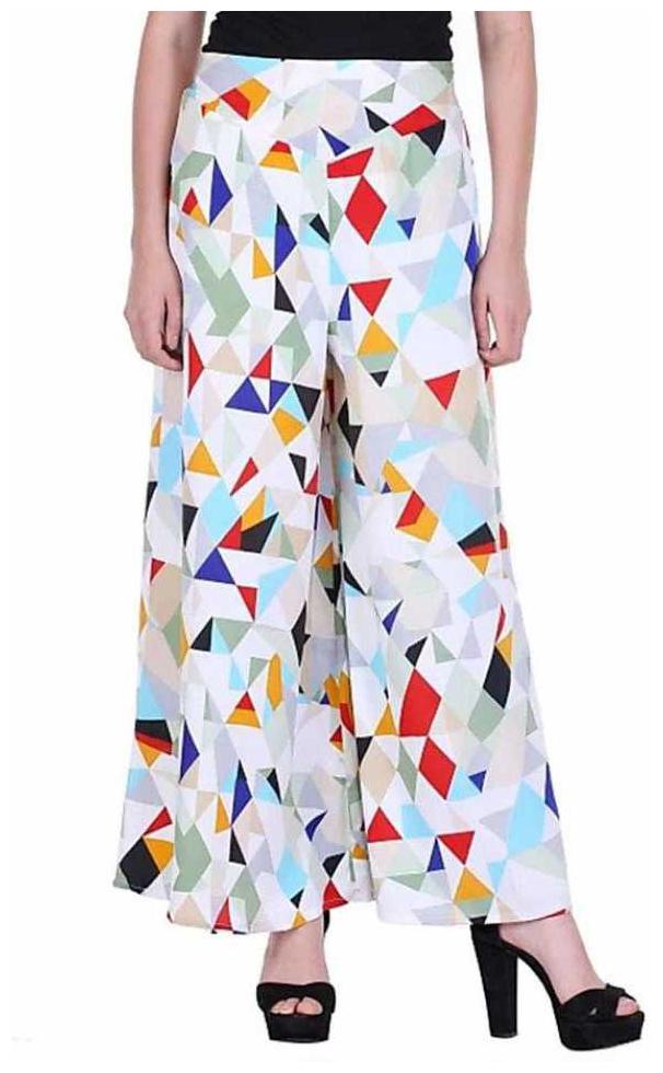 

KEX Multi Geometric Flared Palazzo