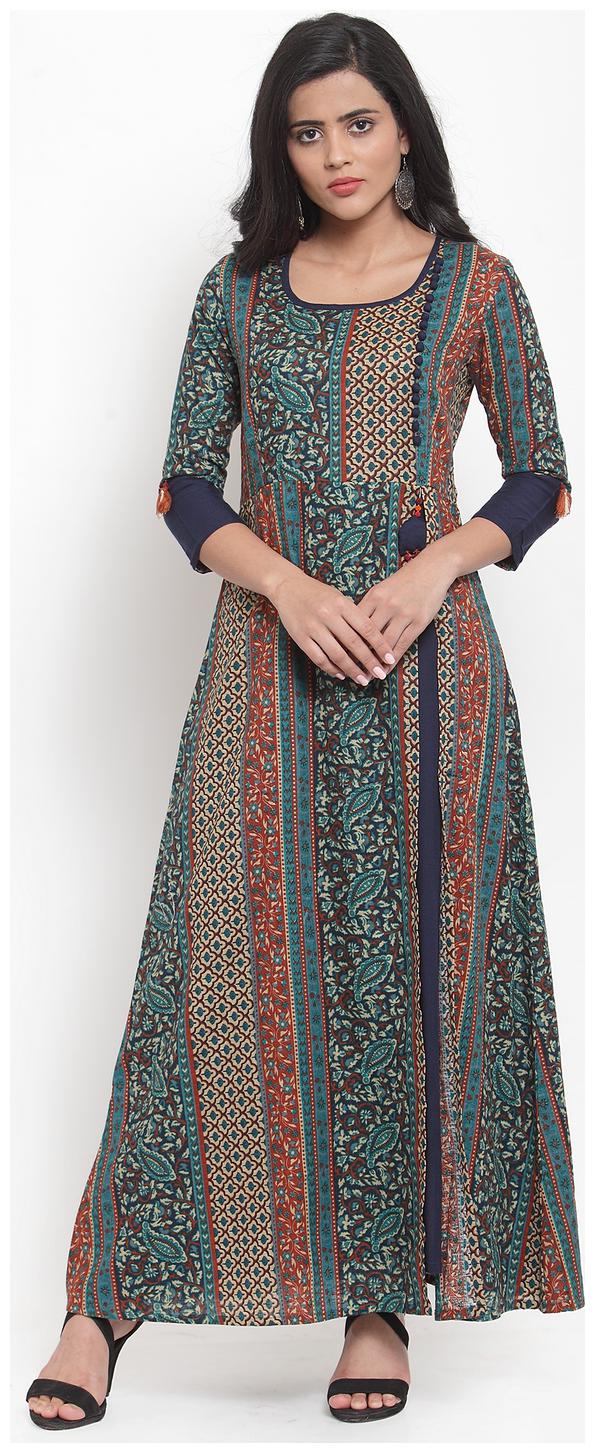 

KIAASA Women Multi Printed Anarkali Kurta