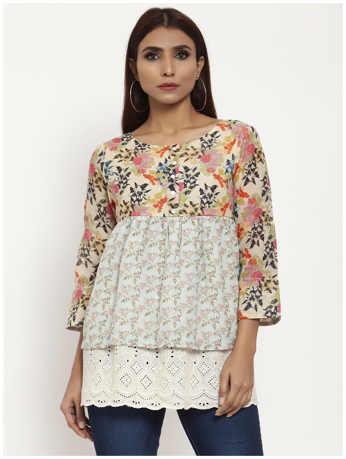 

KIAASA Women Floral Regular top - Multi
